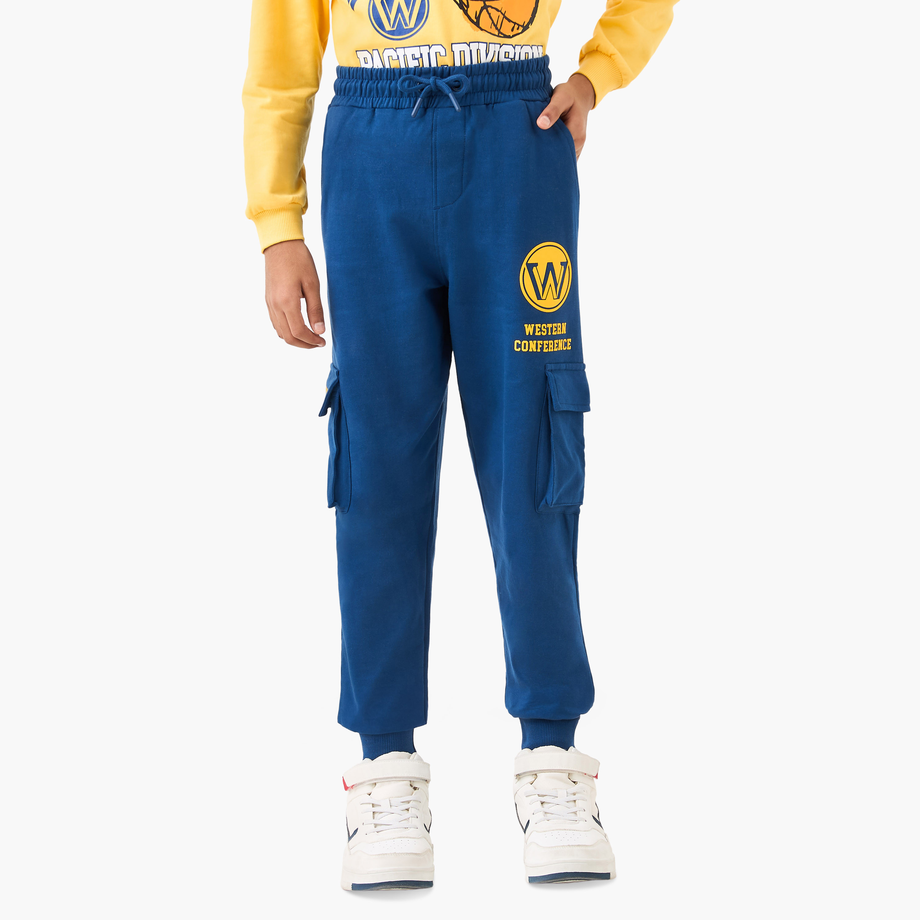 NBA Warrior Print Sweatshirt and Joggers Set-boys-clothing-setsandcoords-image-3