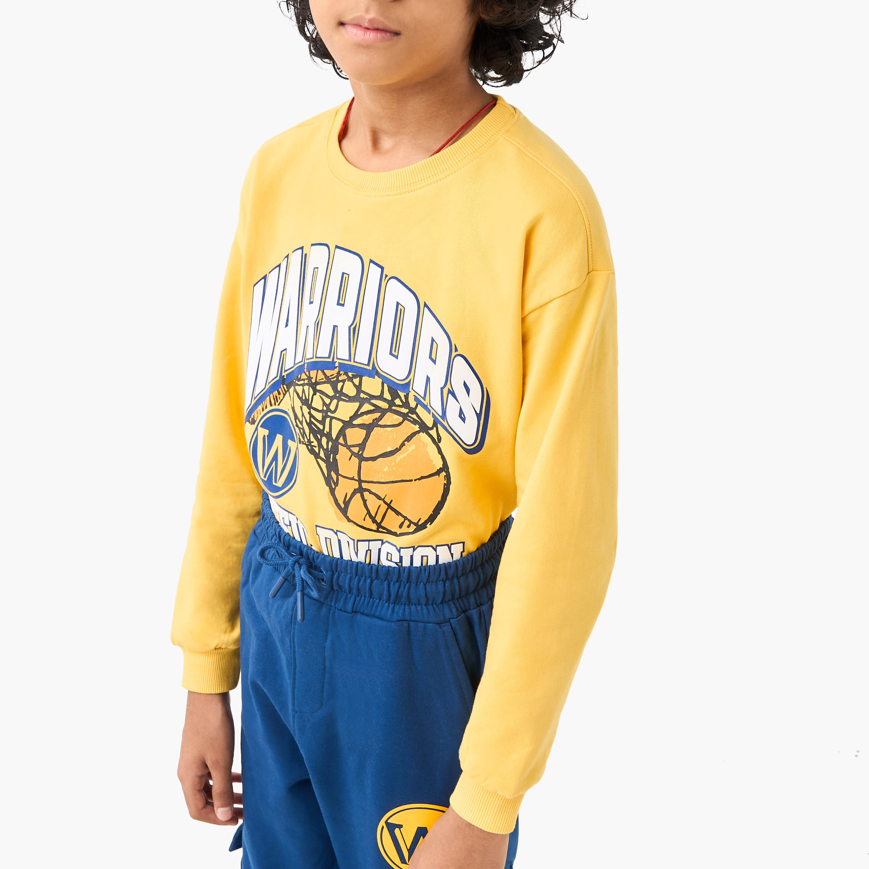NBA Warrior Print Sweatshirt and Joggers Set-boys-clothing-setsandcoords-image-5