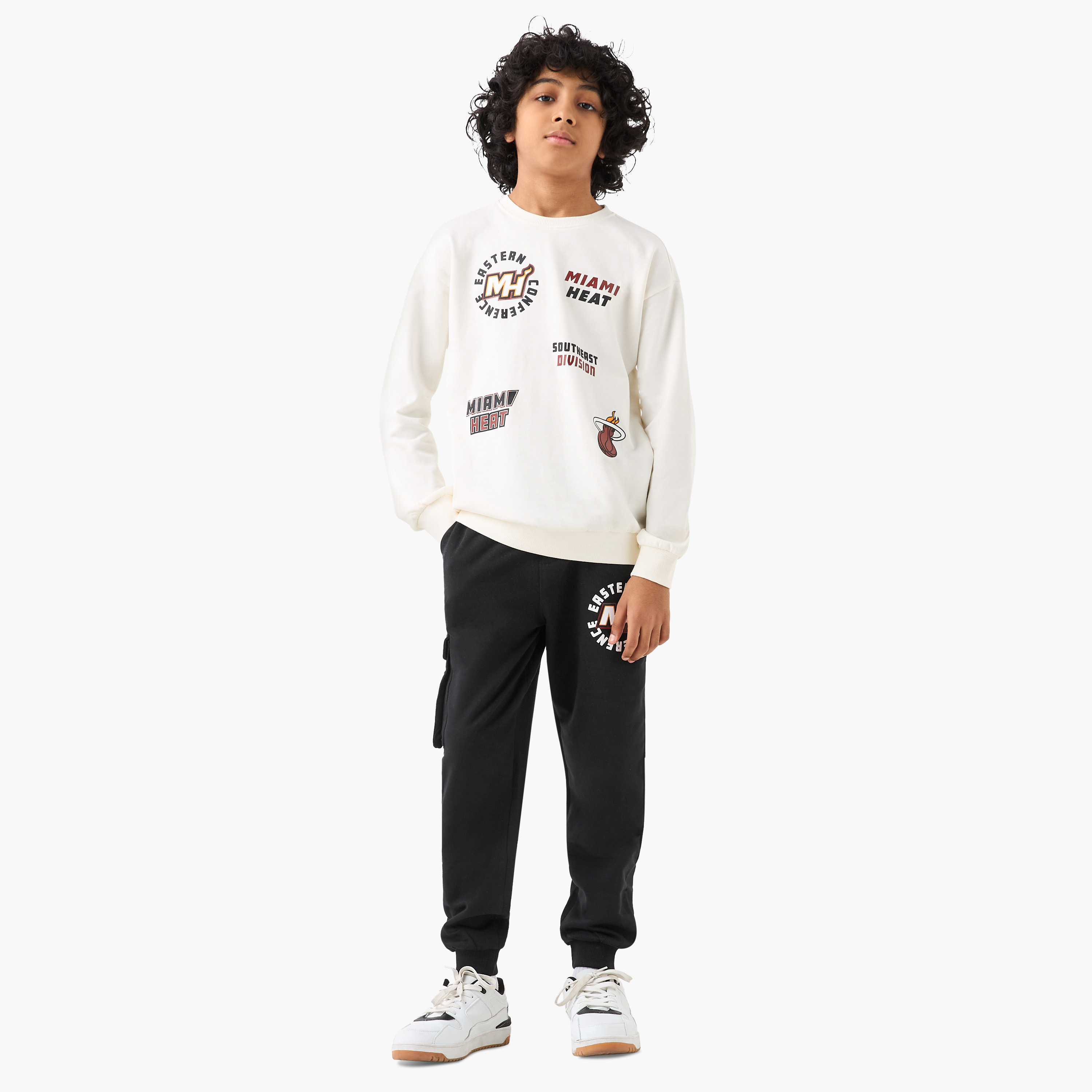 NBA Printed Sweatshirt and Joggers Set-boys-clothing-setsandcoords-image-1