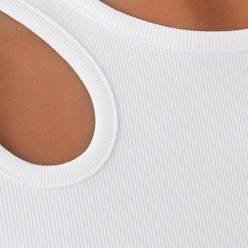 Ribbed T-shirt with Cutout Detail-women-clothing-tshirts-image-5