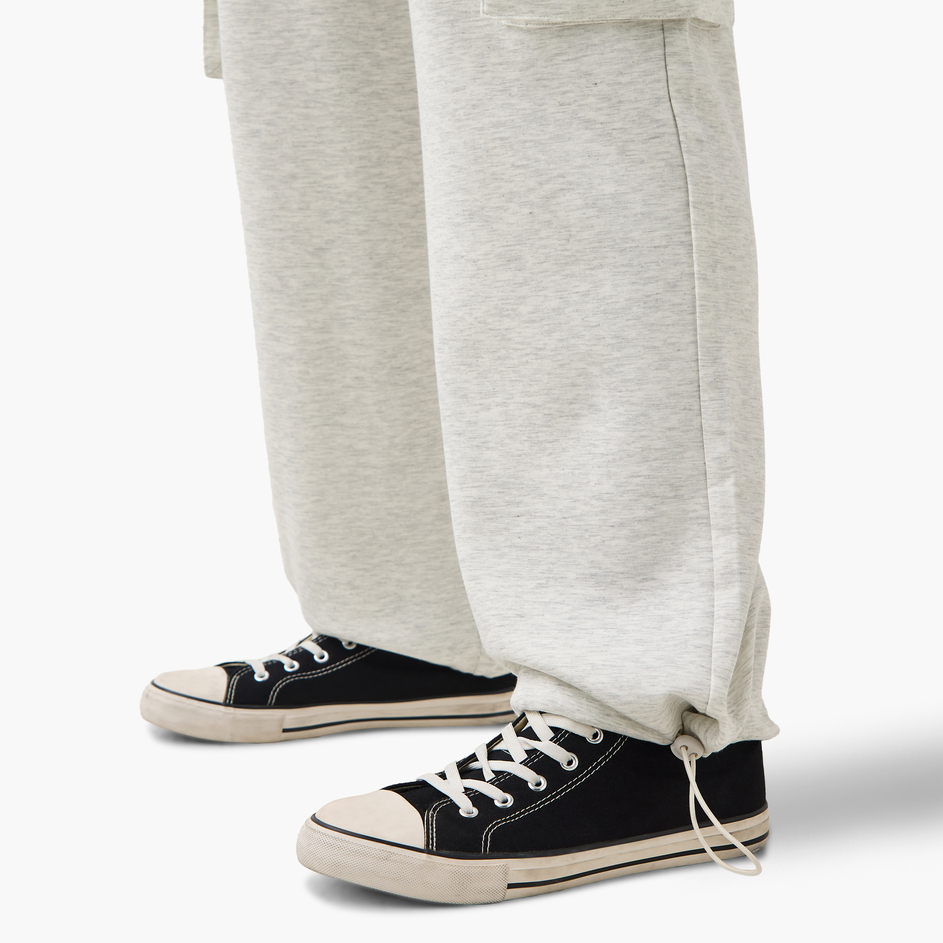Starter Cargo Joggers with Drawstring Closure and Pocket Detail-women-clothing-bottoms-joggers-image-4