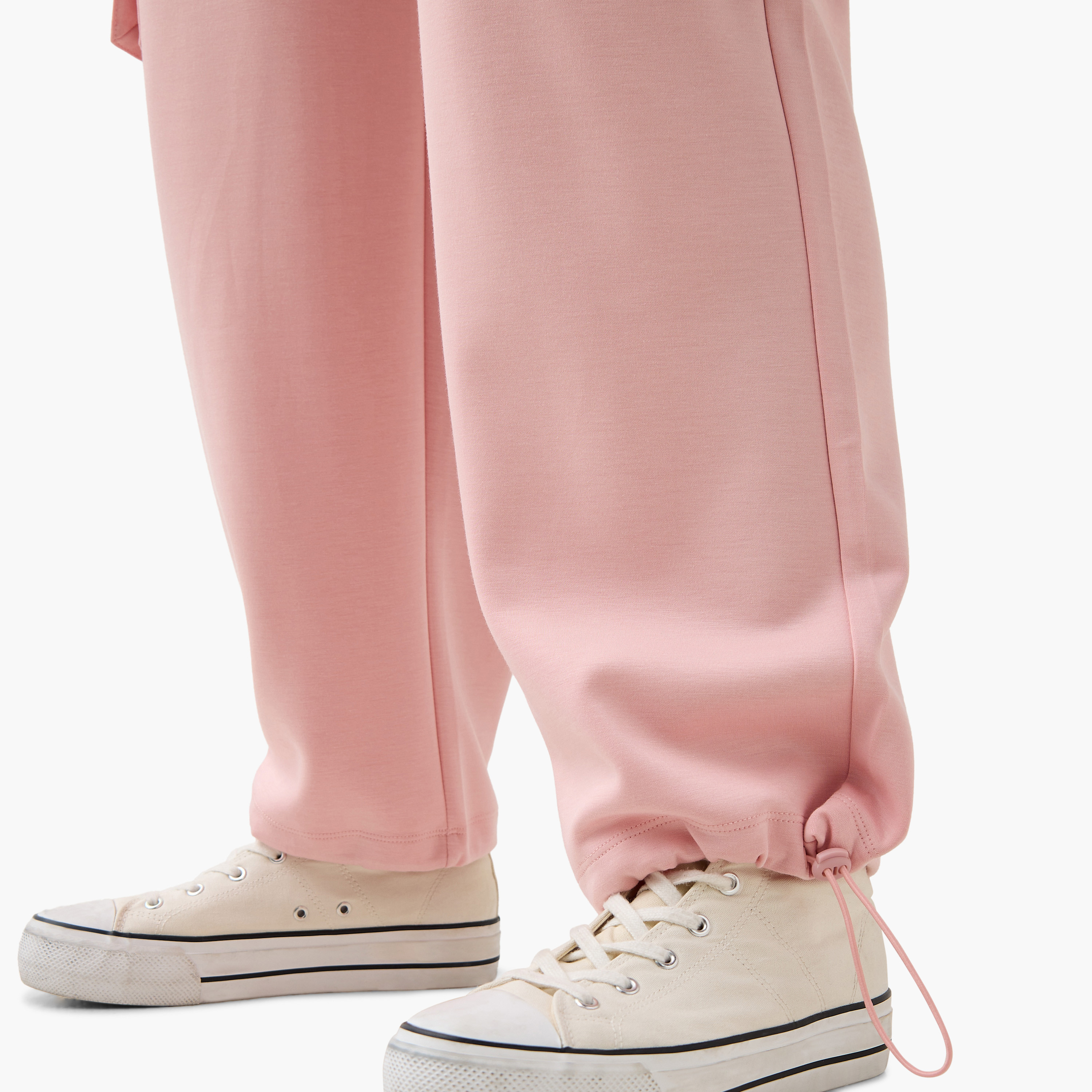 بنطلون رياضي كارجو برباط إغلاق وجيوب من ستارتر-women-clothing-bottoms-joggers-image-5