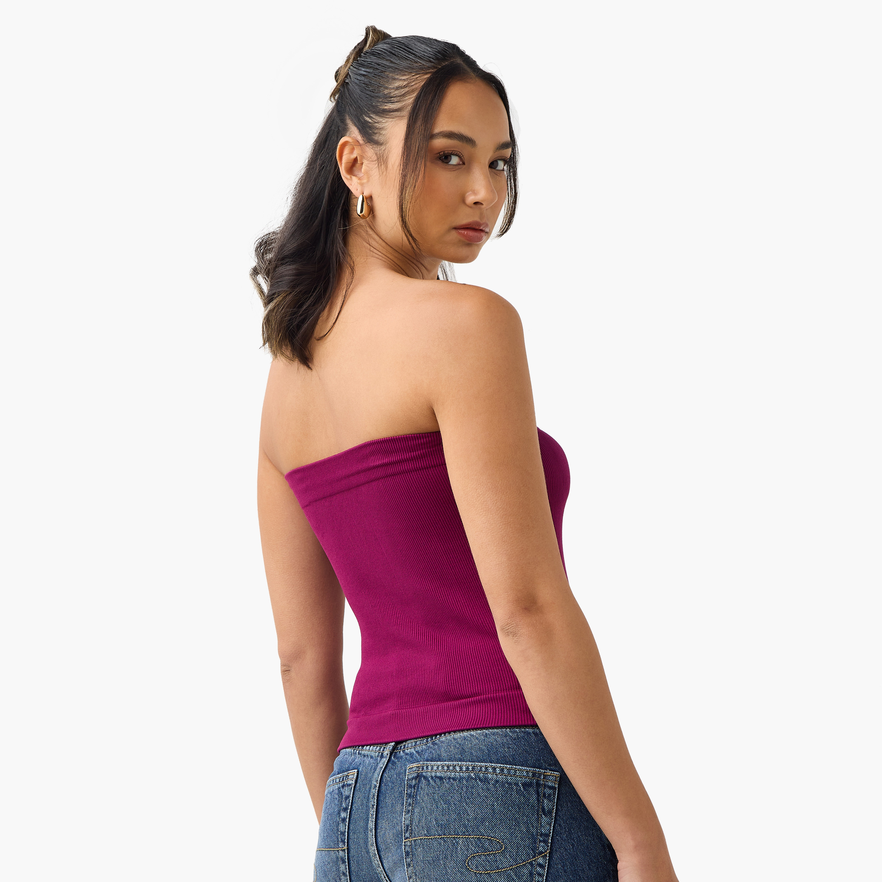 Ribbed Tube Top-women-clothing-tshirts-image-4