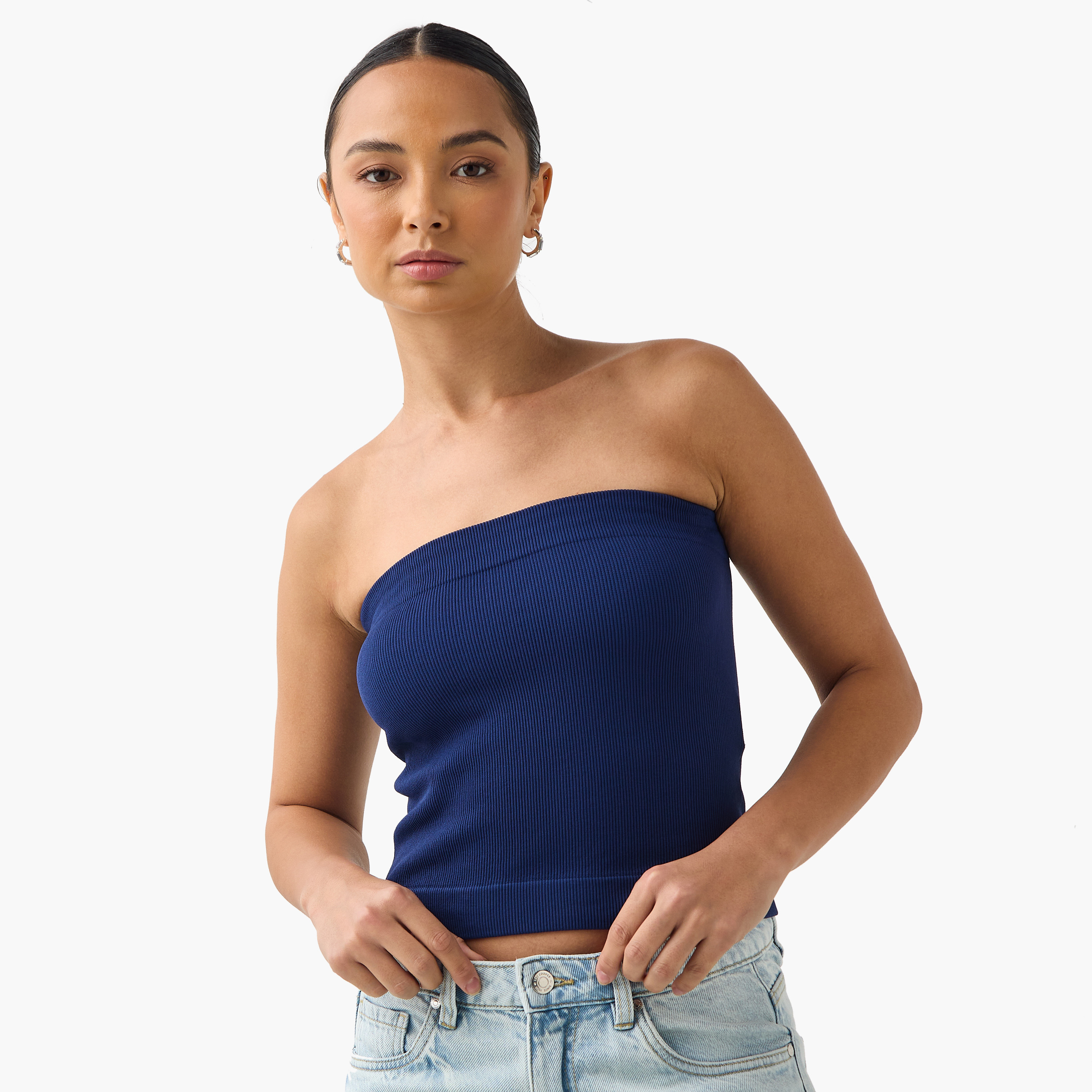 Ribbed Tube Top-women-clothing-tshirts-image-1
