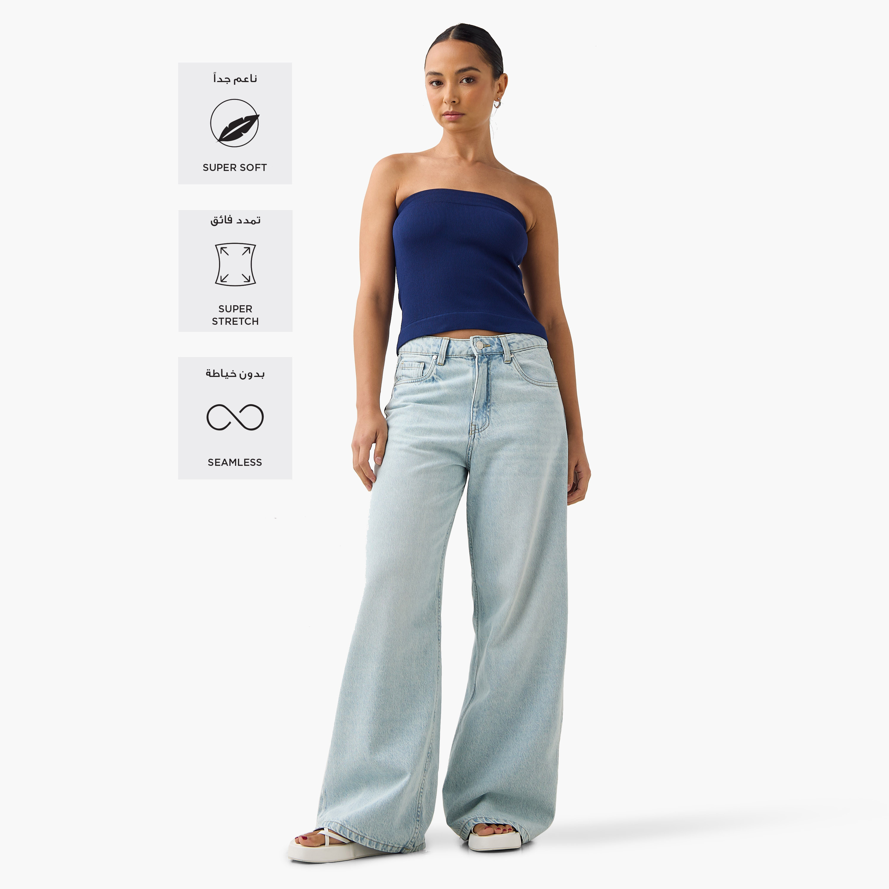 Ribbed Tube Top-women-clothing-tshirts-image-2