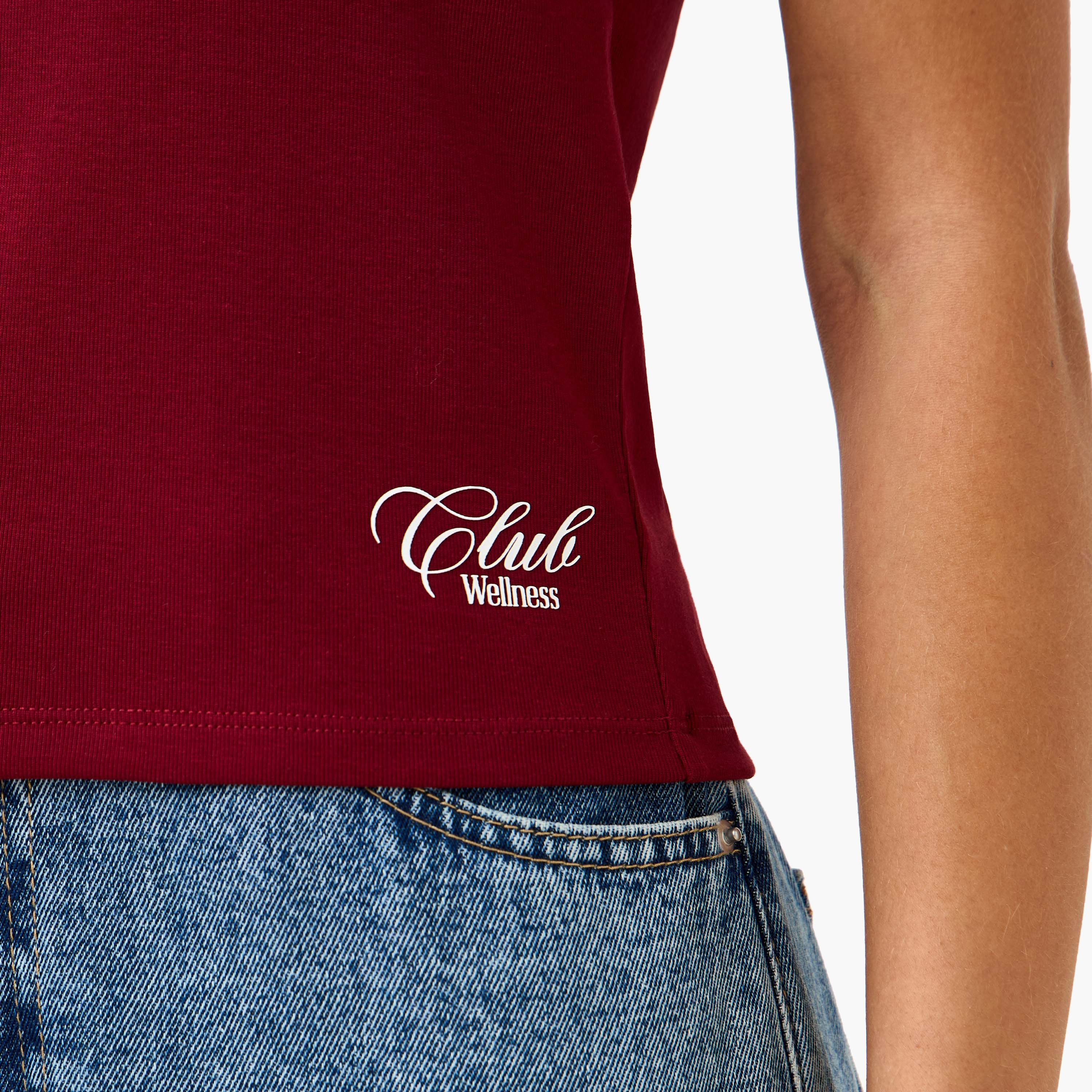 بلوزة تانك بظهر متقاطع وطبعات-women-clothing-tshirts-image-5