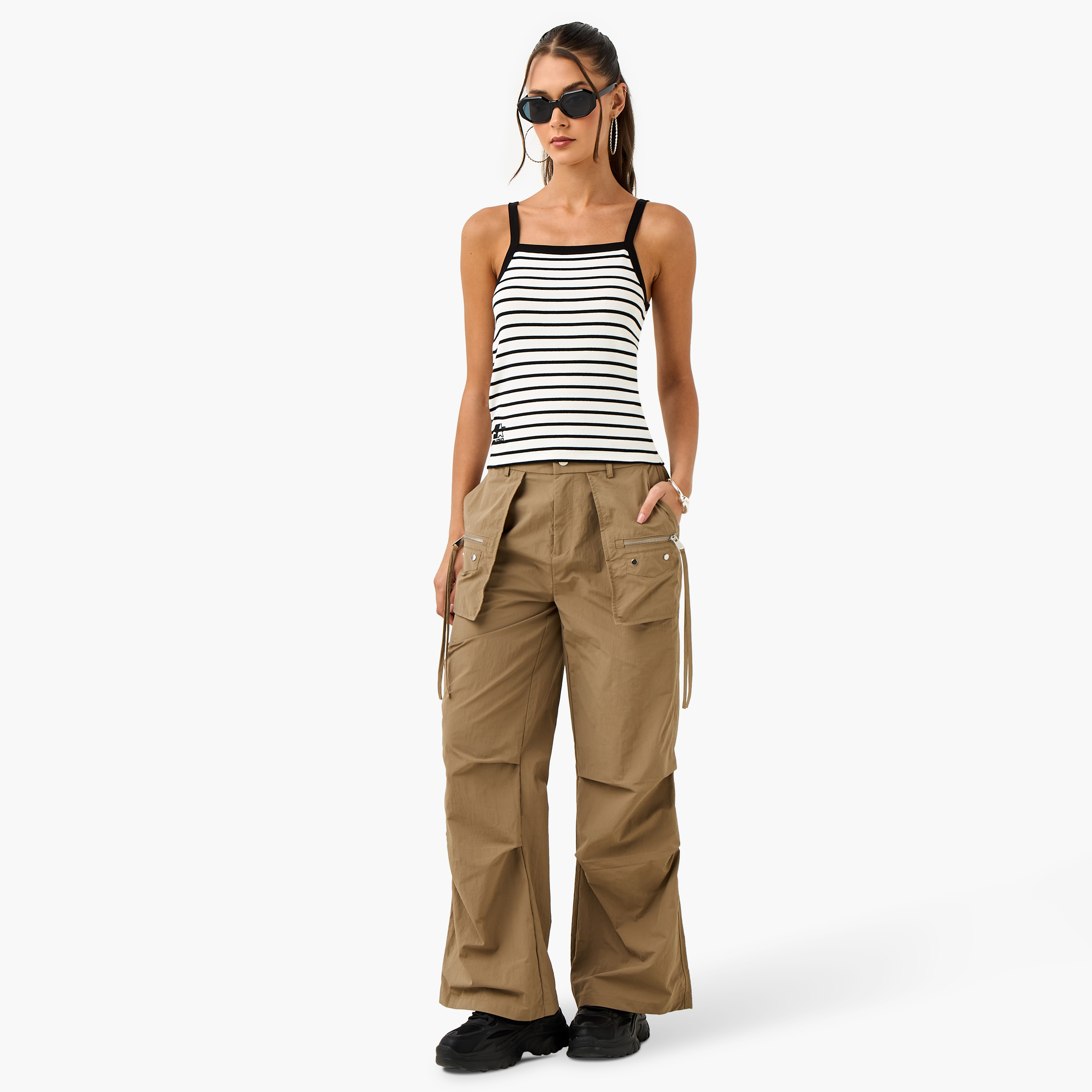 Starter Striped Tank Top-women-clothing-tshirts-image-2