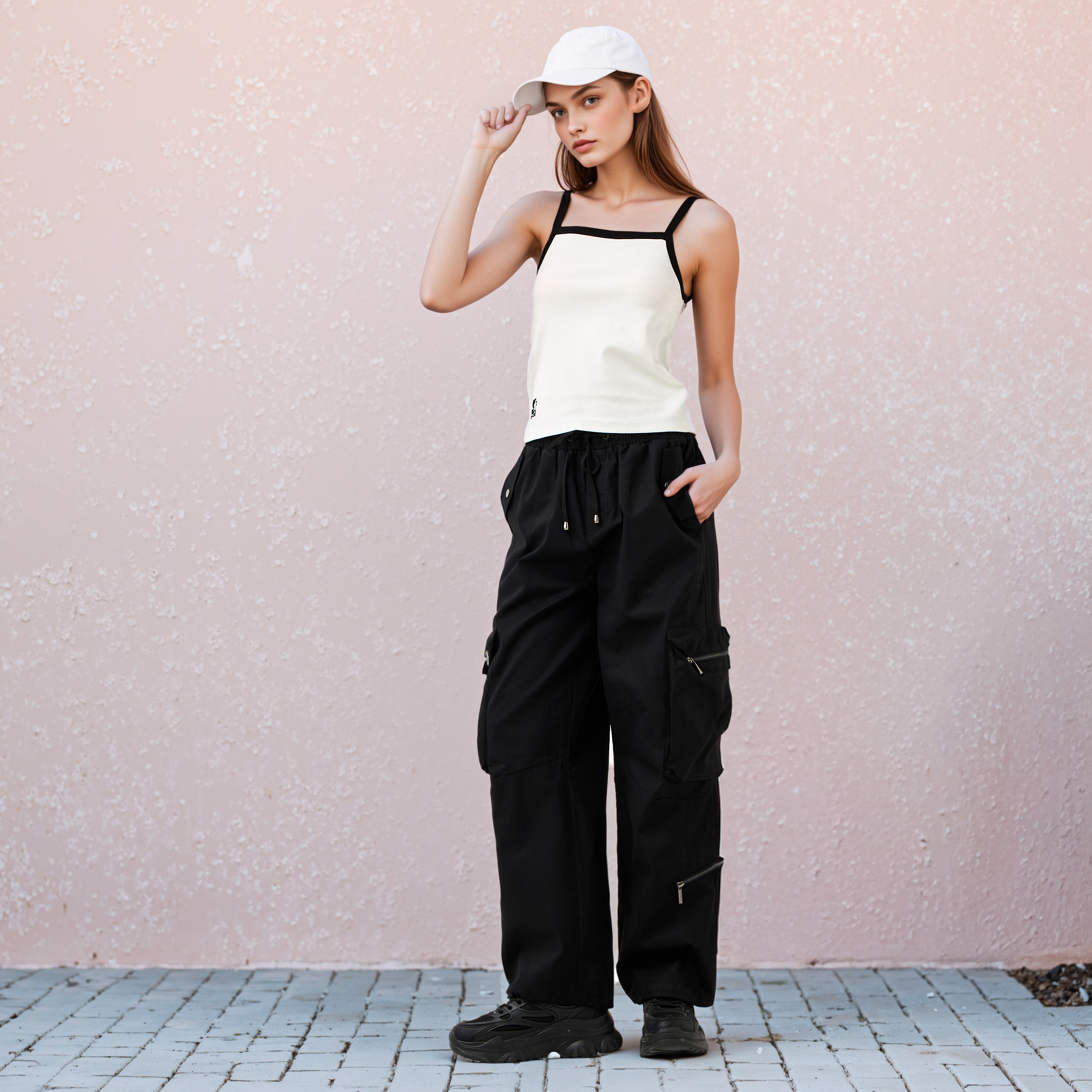 بلوزة تانك بتفاصيل شعار من ستارتر-women-clothing-tshirts-image-2