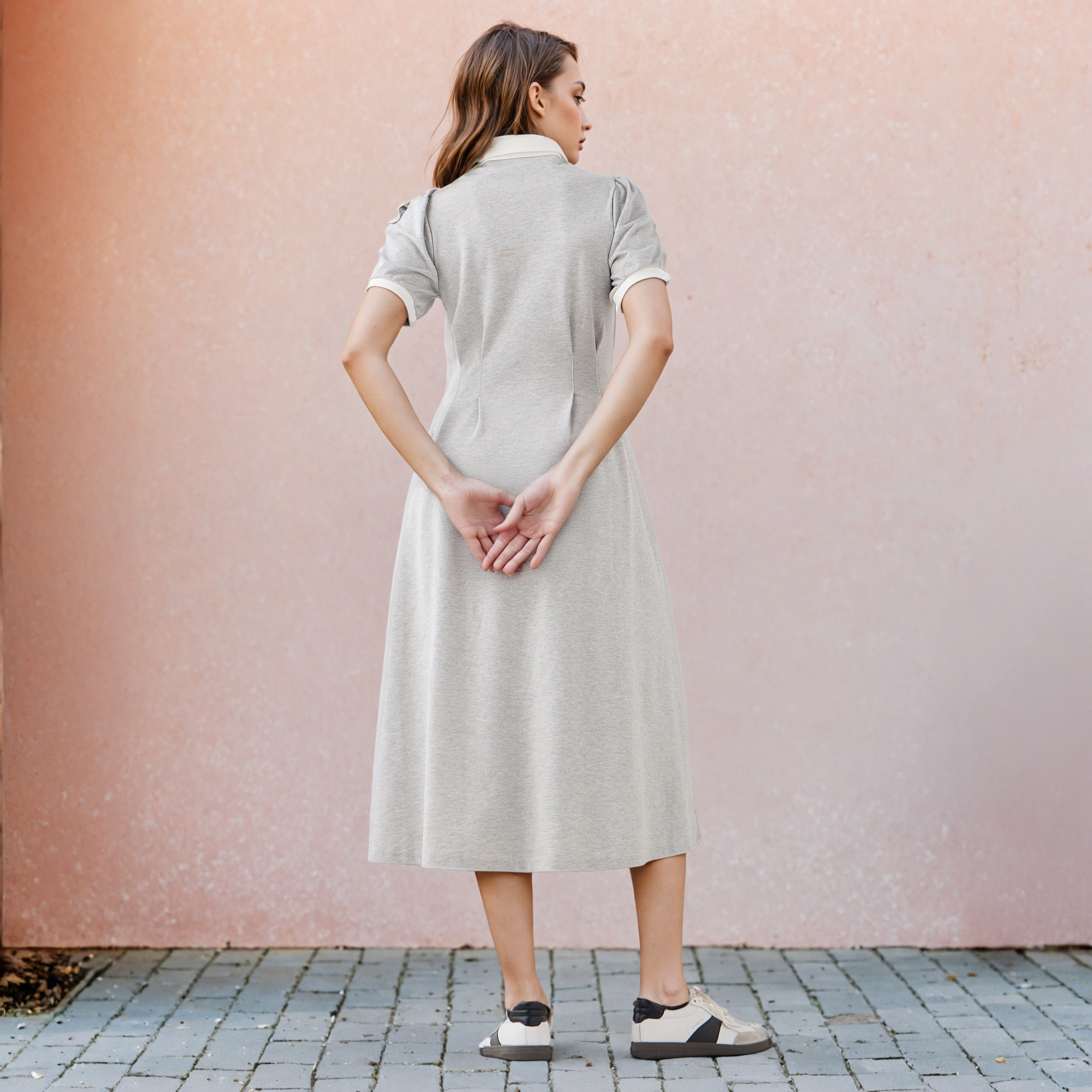 Peter Pan Collar Midi Dress-women-clothing-dresses-image-3