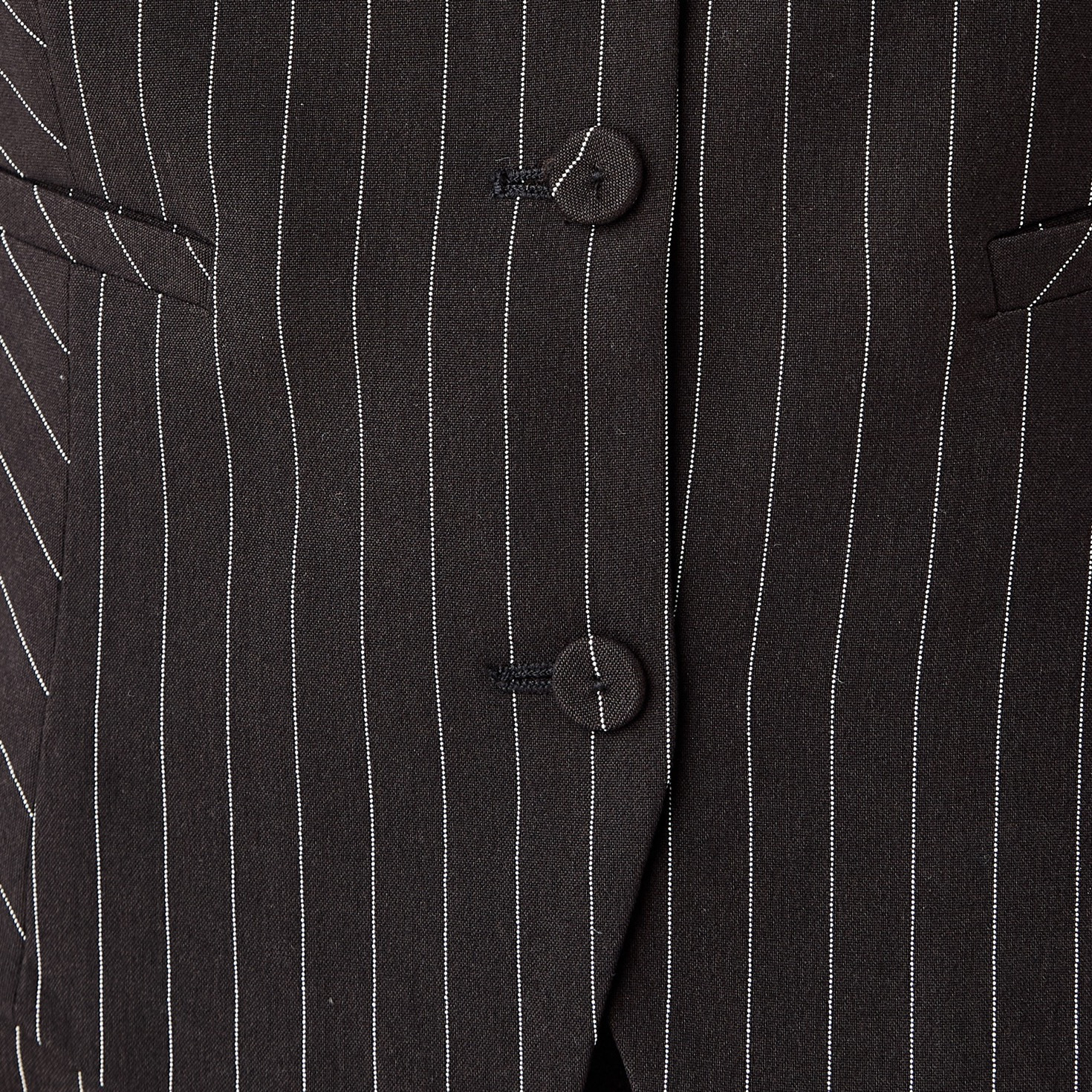 Striped Round Neck Linen Blend  Waistcoat-women-winterwear-coatsandjackets-waistcoats-image-5