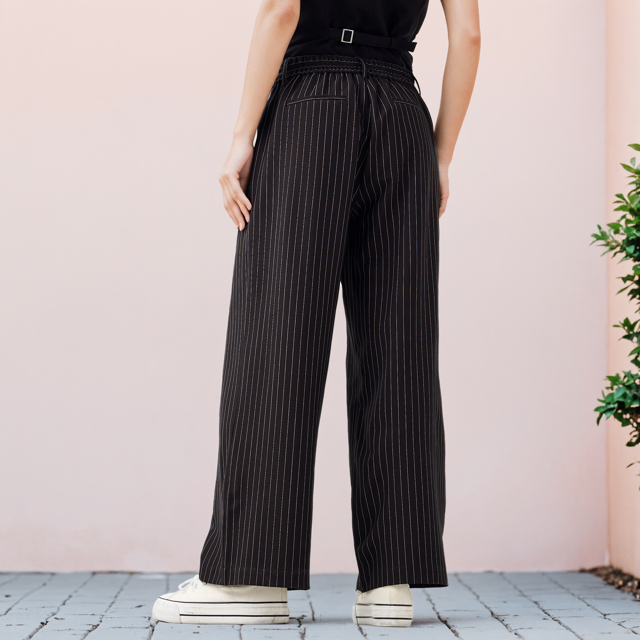 Striped Wide-Leg Linen Blend Pants with Pockets-women-clothing-bottoms-trousers-image-3