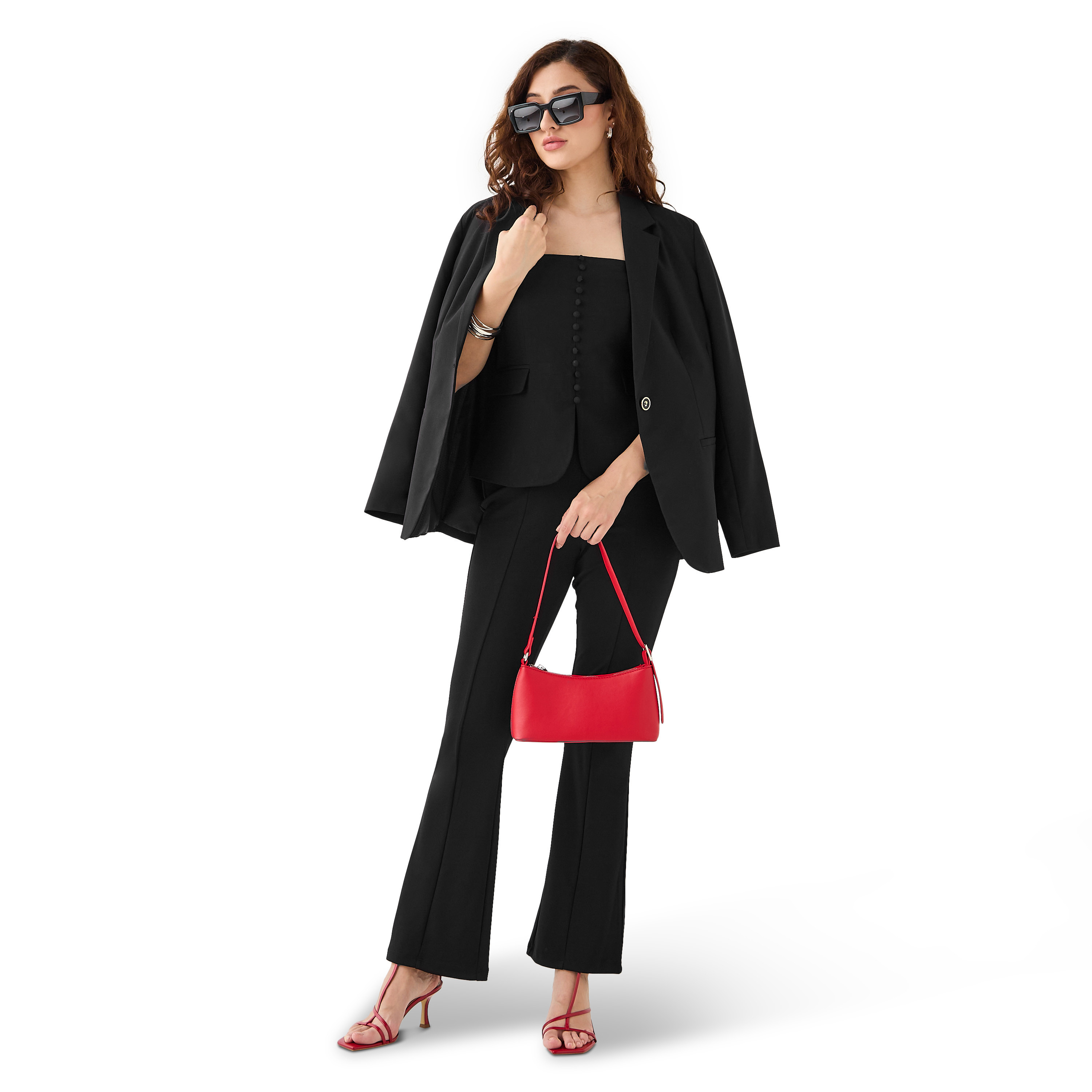 معطف خصر تيوب بزينة زر-women-winterwear-coatsandjackets-waistcoats-image-2