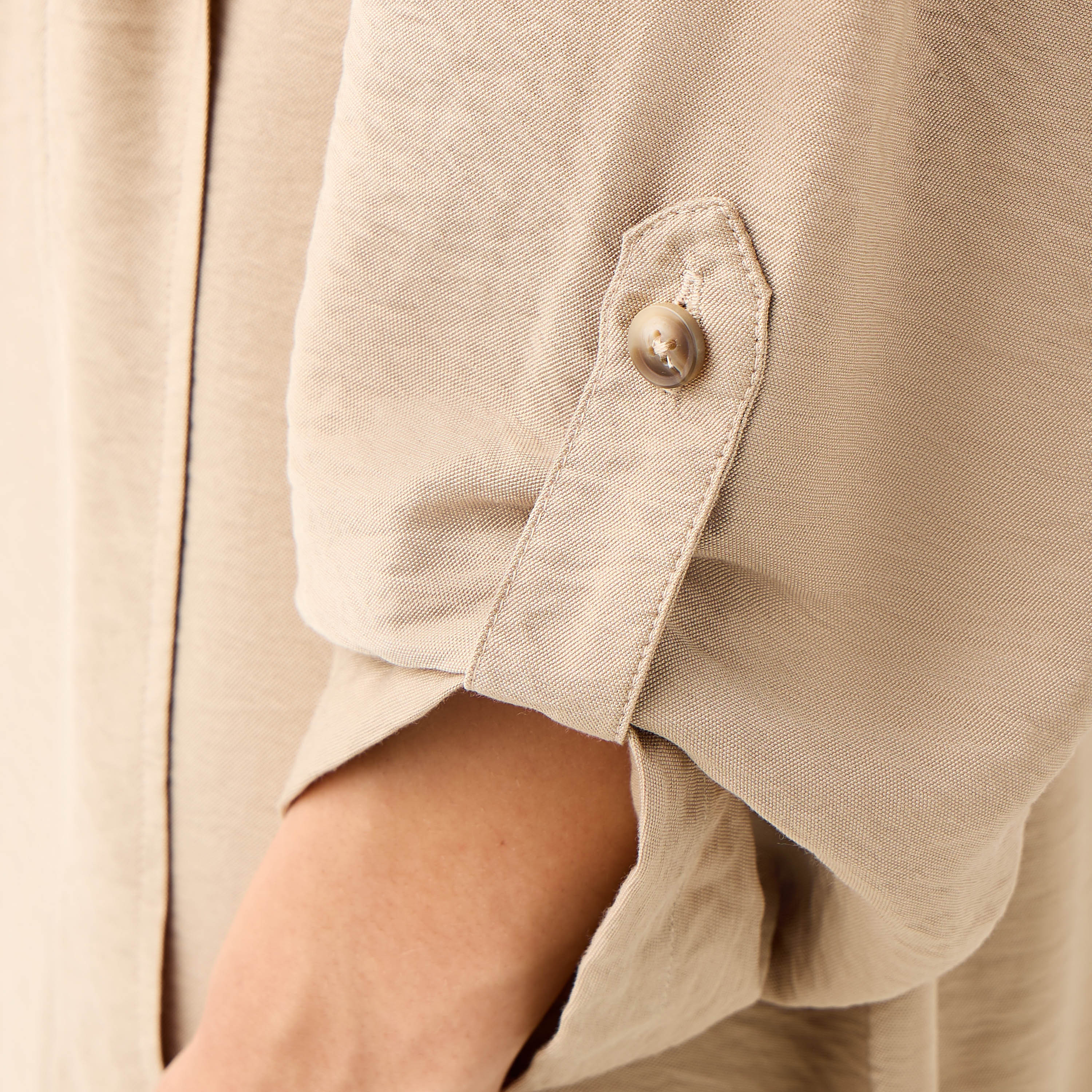 Maxi Shirt Dress with Pockets and Detachable Belt-women-clothing-dresses-image-5