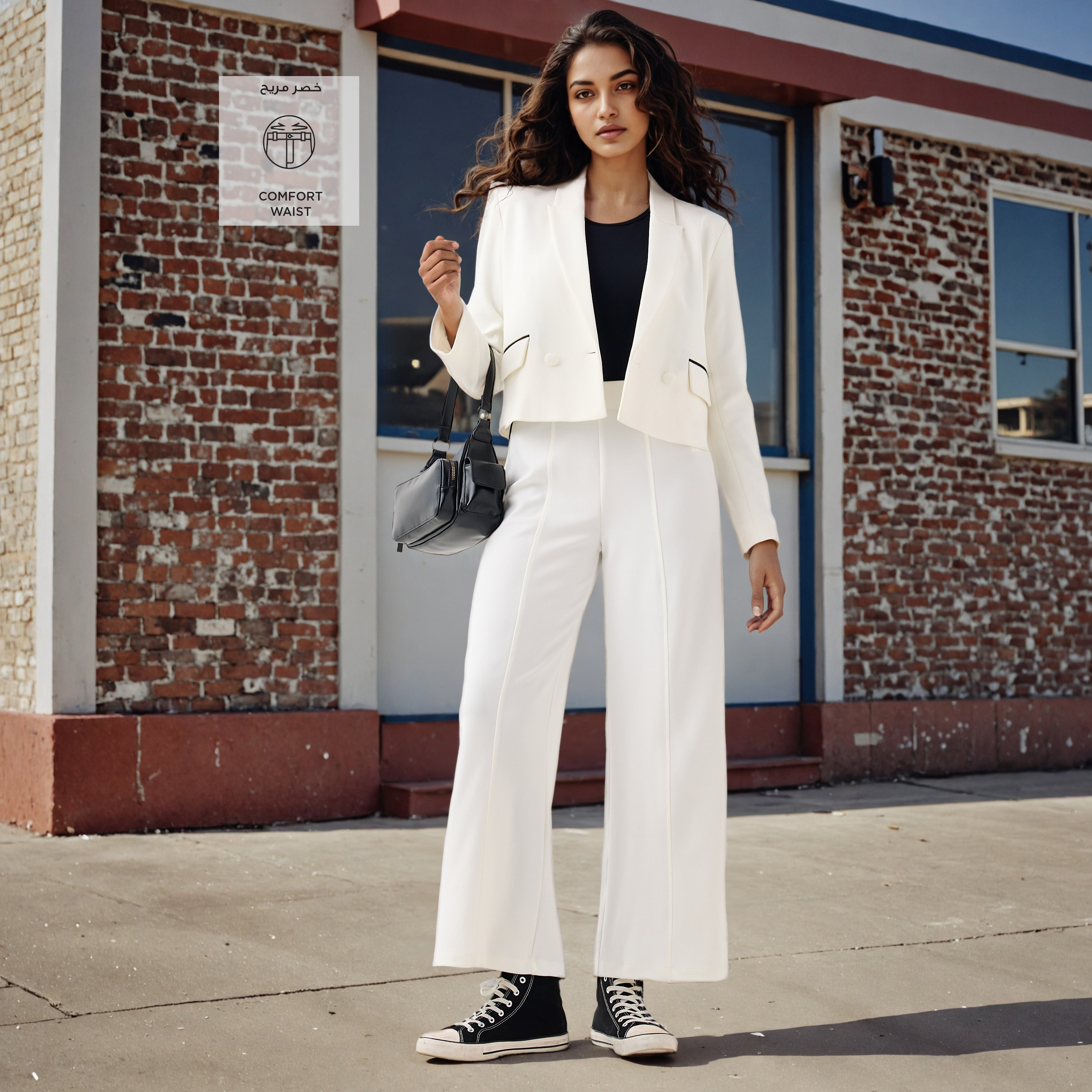 Regular Fit Flexi Waist Pants-women-clothing-bottoms-trousers-image-2