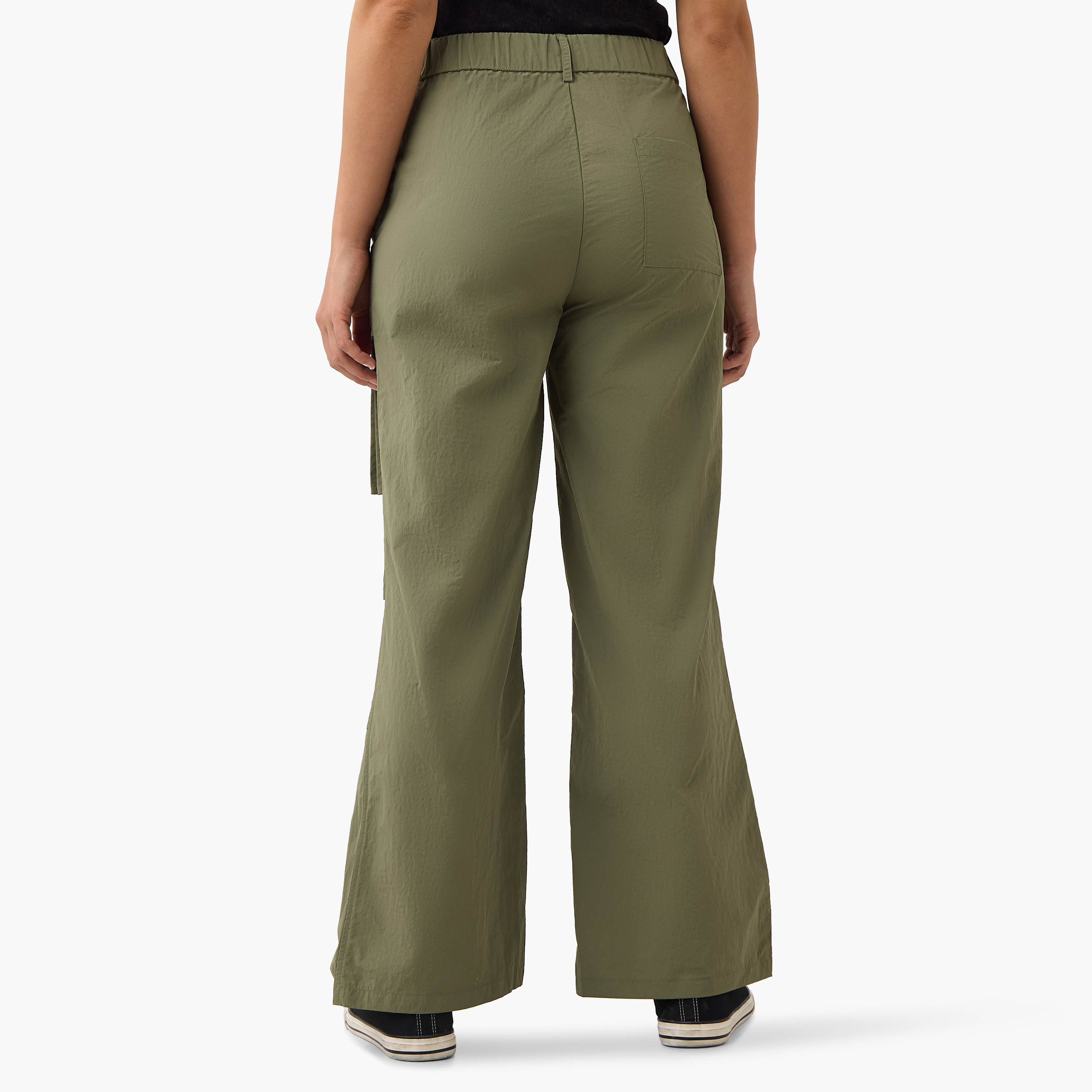 Regular Fit Pants with Pockets-women-clothing-bottoms-trousers-image-3
