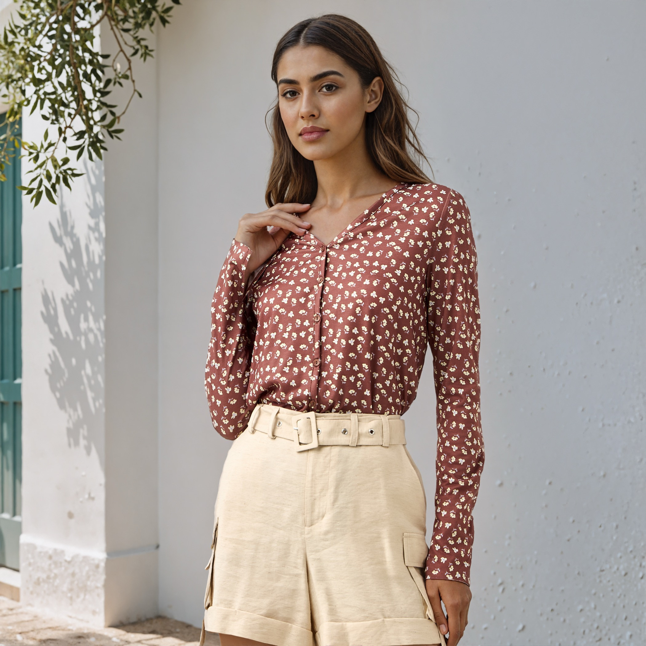 Regular Fit Floral Print Cardigan-women-winterwear-cardigansandjumpers-cardigans-image-1