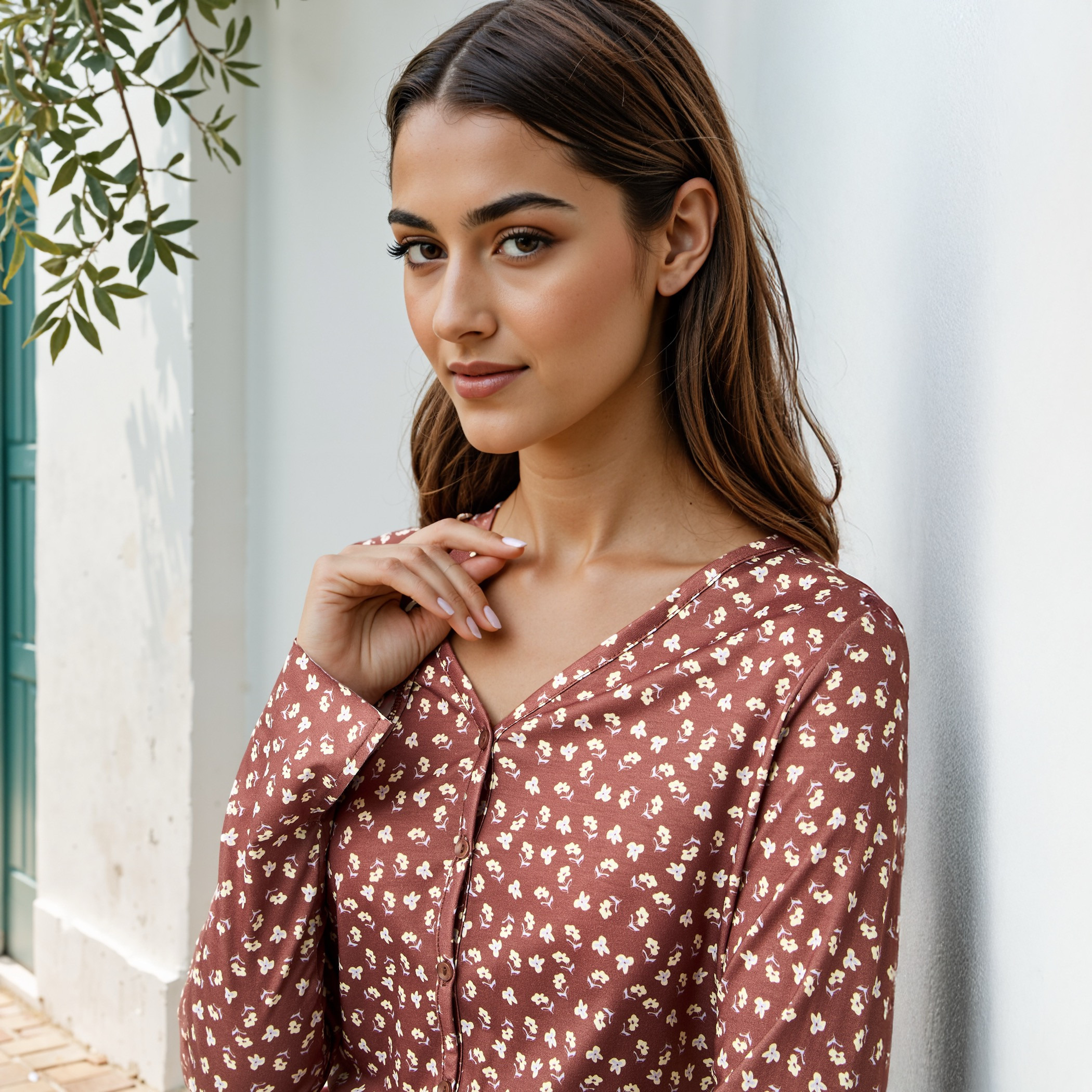 Regular Fit Floral Print Cardigan-women-winterwear-cardigansandjumpers-cardigans-image-4