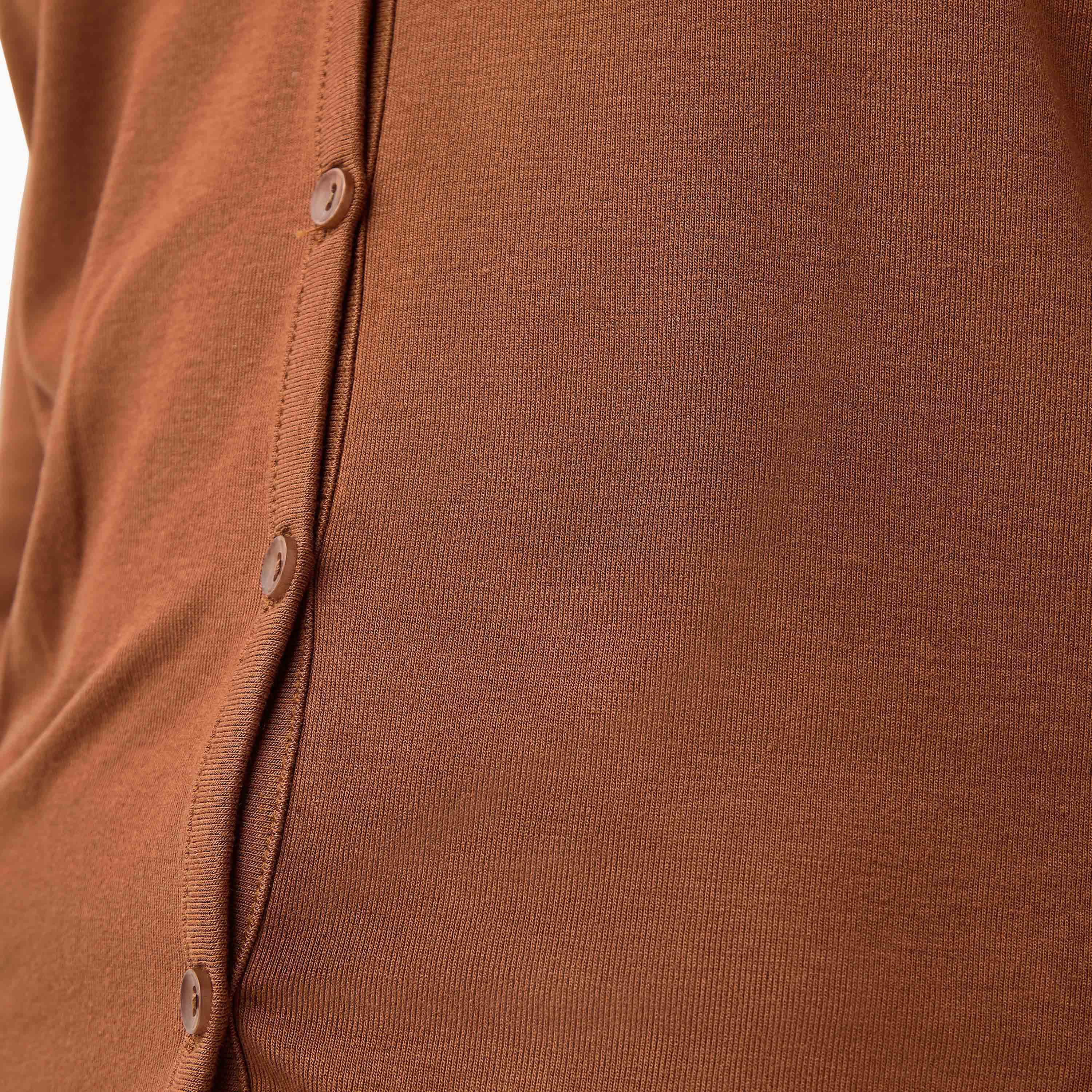 Regular Fit Plain Cardigan-women-winterwear-cardigansandjumpers-cardigans-image-5