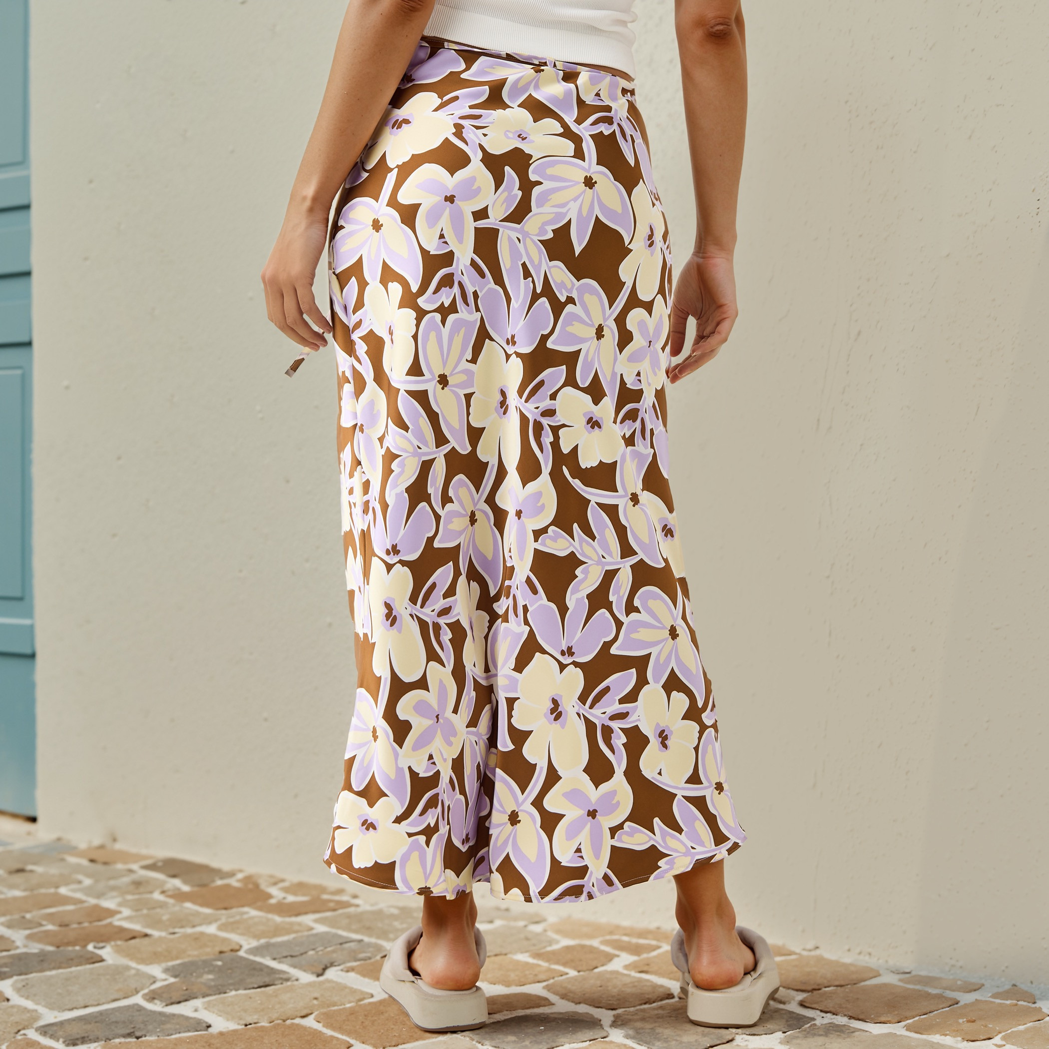 Floral Print Maxi Skirt with Tie-Up Detail-women-clothing-bottoms-skirts-image-3