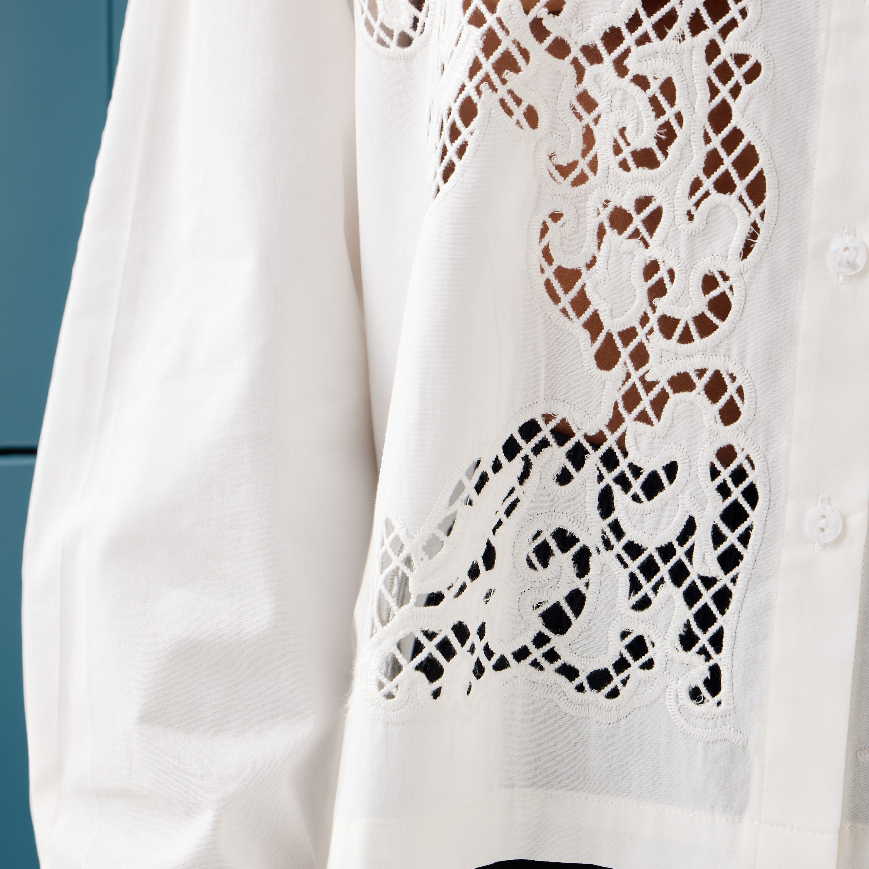 Cutwork Cotton Shirt with Long Sleeves-women-clothing-shirtsandblouses-shirts-image-5