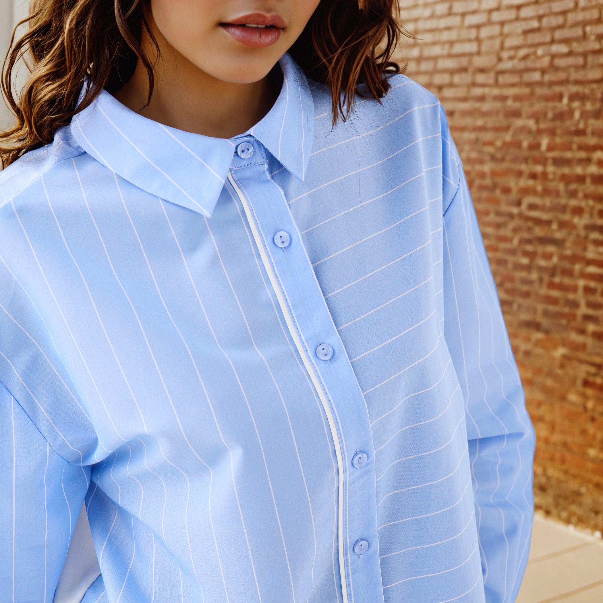 Striped Cropped Shirt-women-clothing-shirtsandblouses-shirts-image-4