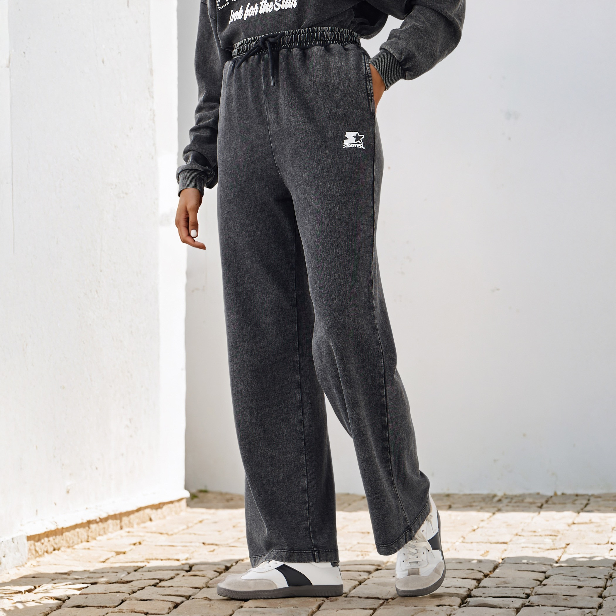 Logo Detail Regular Fit Flexi Waist Track Pants-women-clothing-bottoms-joggers-image-1