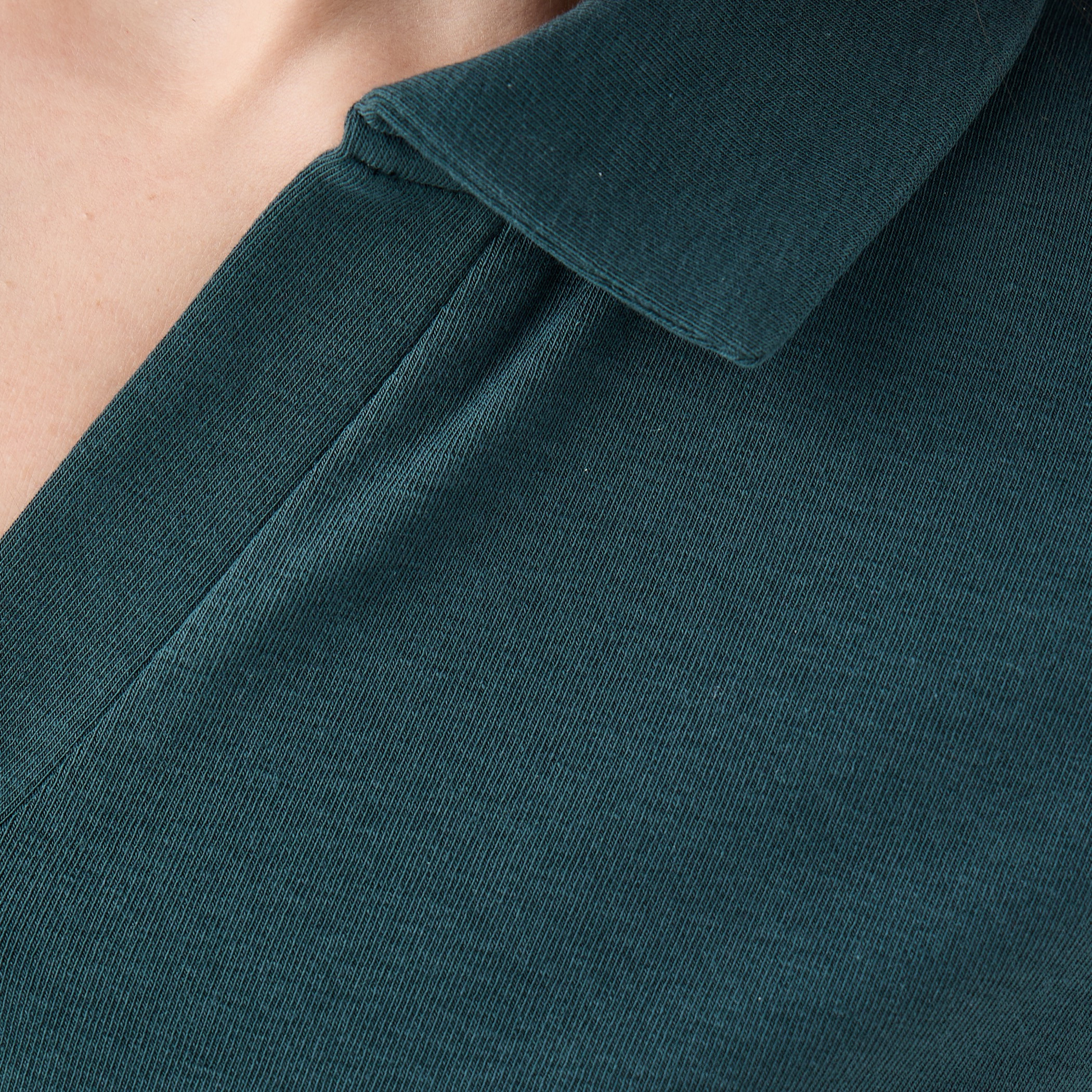 Polo Crop Top with Short Sleeves-women-clothing-tshirts-image-5