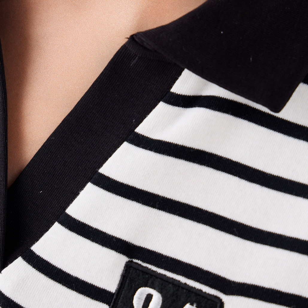 بلوزة بولو قصيرة مخططة-women-clothing-tshirts-image-5