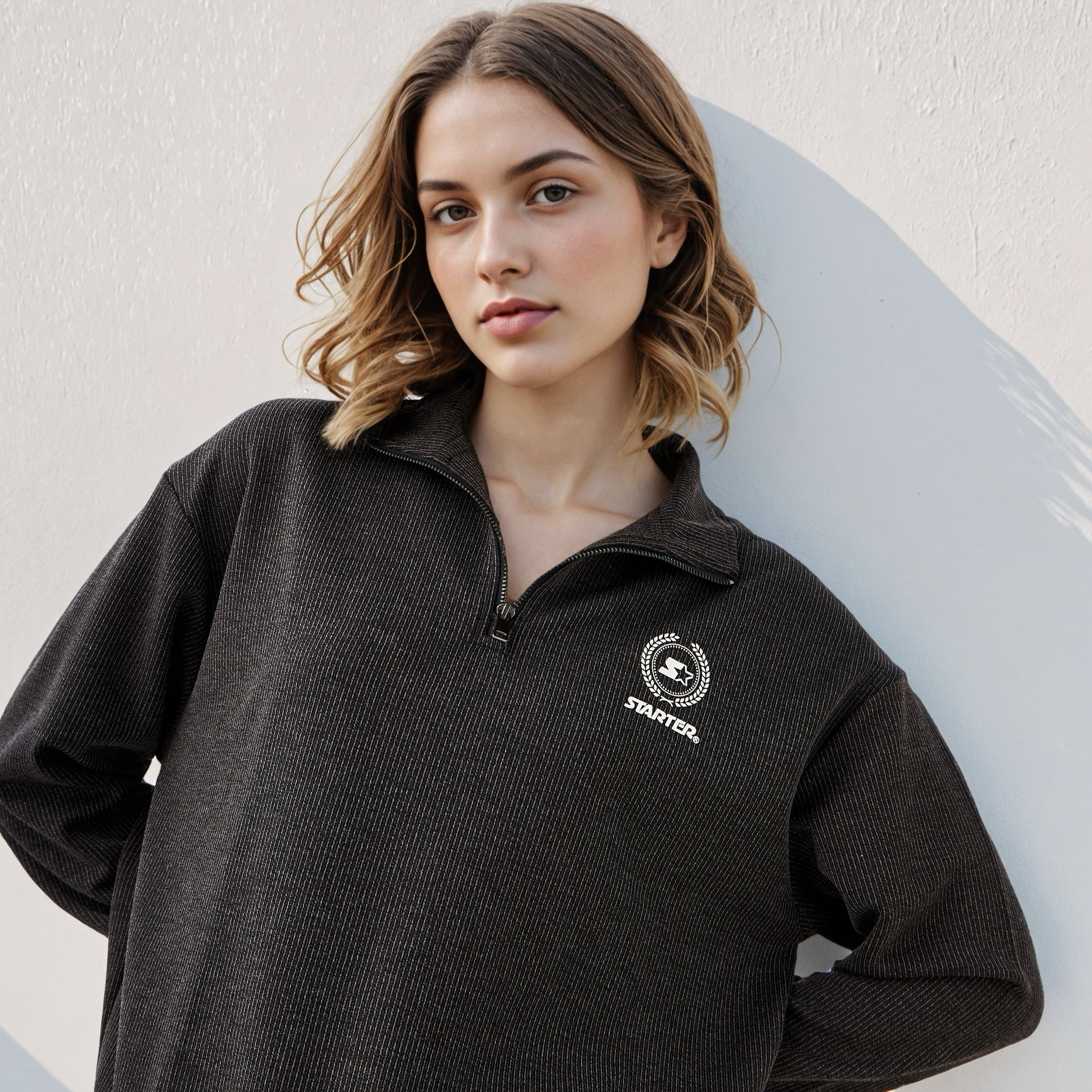 Starter Logo Print Sweatshirt-women-clothing-hoodiesandsweatshirts-sweatshirts-image-4