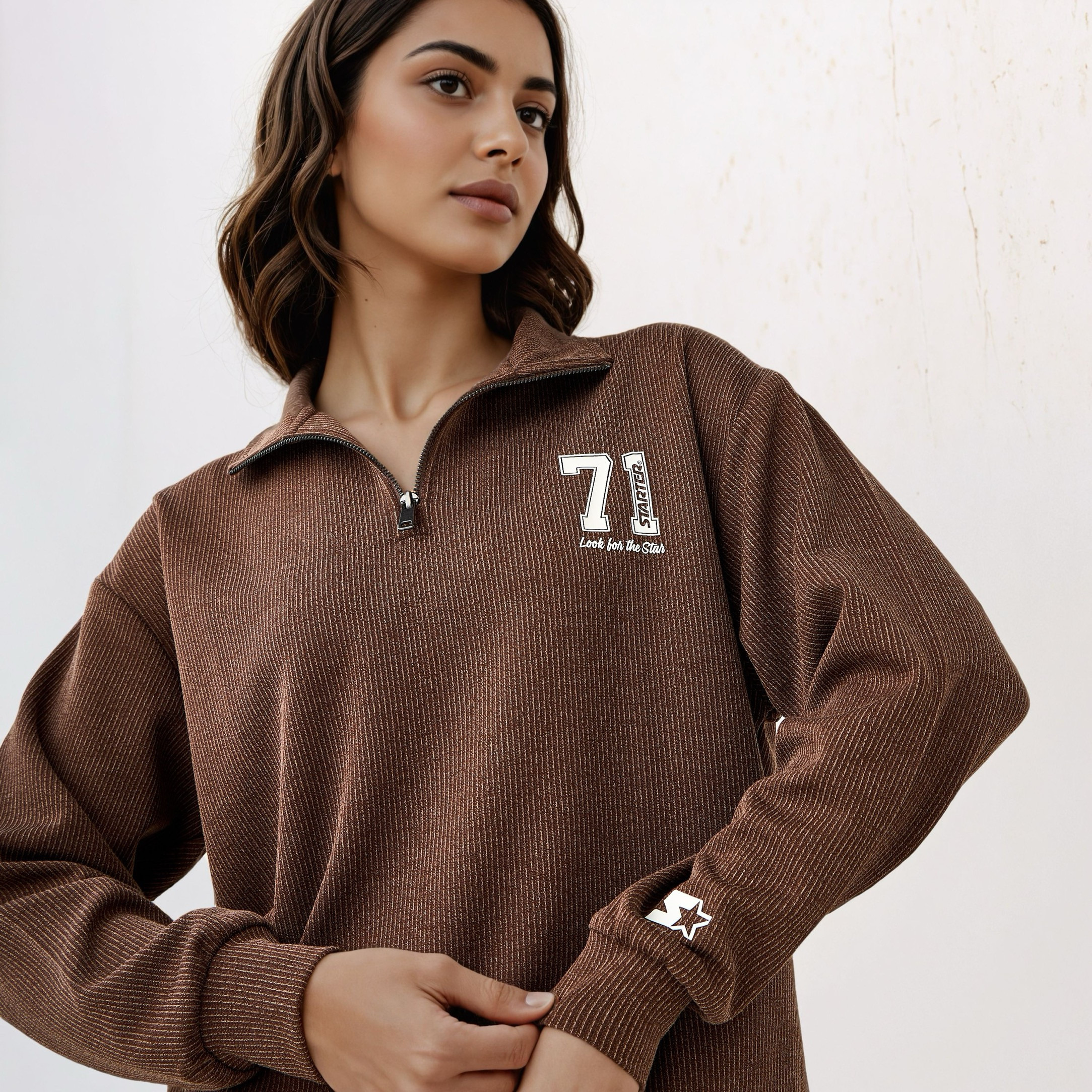 Starter Logo Print Sweatshirt-women-winterwear-hoodiesandsweatshirts-sweatshirts-image-4