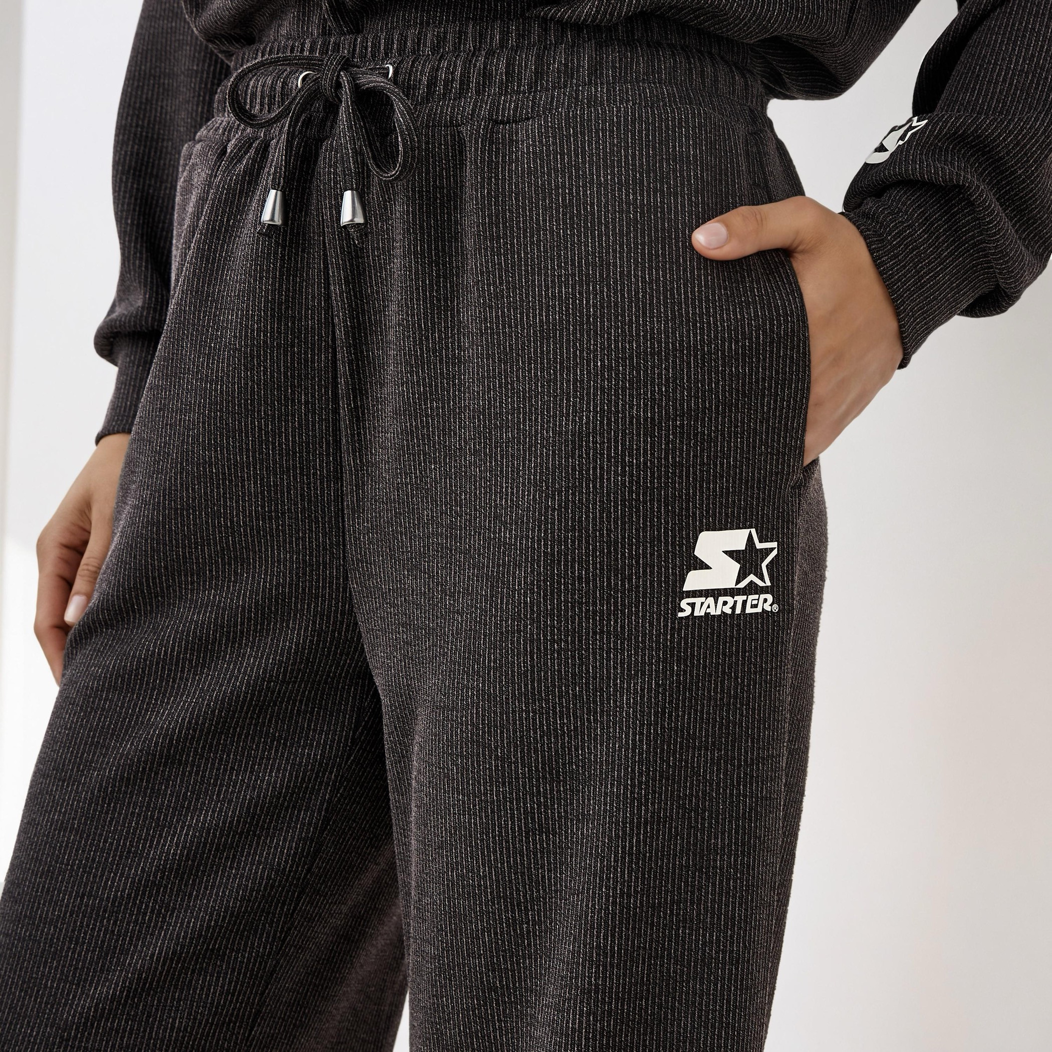 Ribbed Wide-Leg Joggers with Pockets-women-clothing-bottoms-joggers-image-4