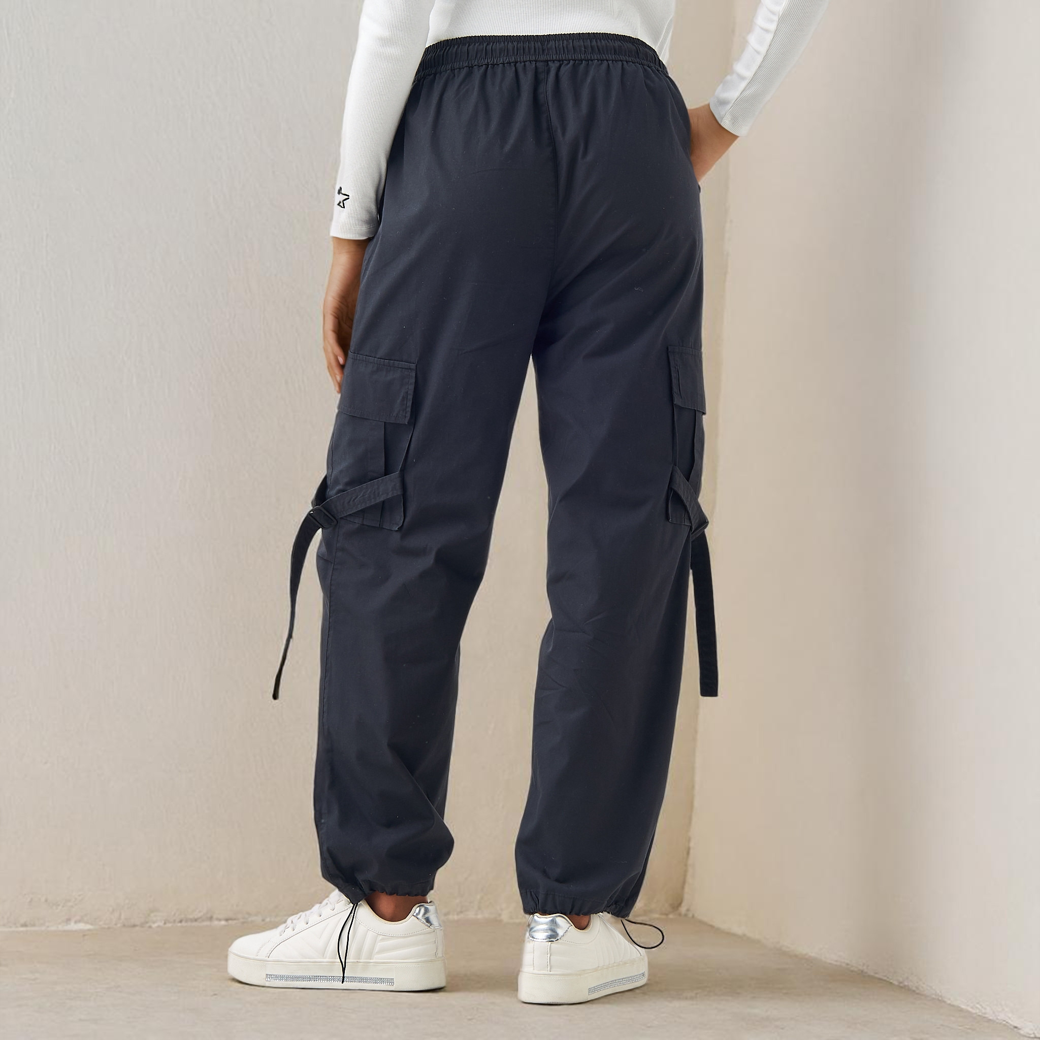 Utility Cargo Pants with Drawstring Closure-women-clothing-bottoms-joggers-image-3