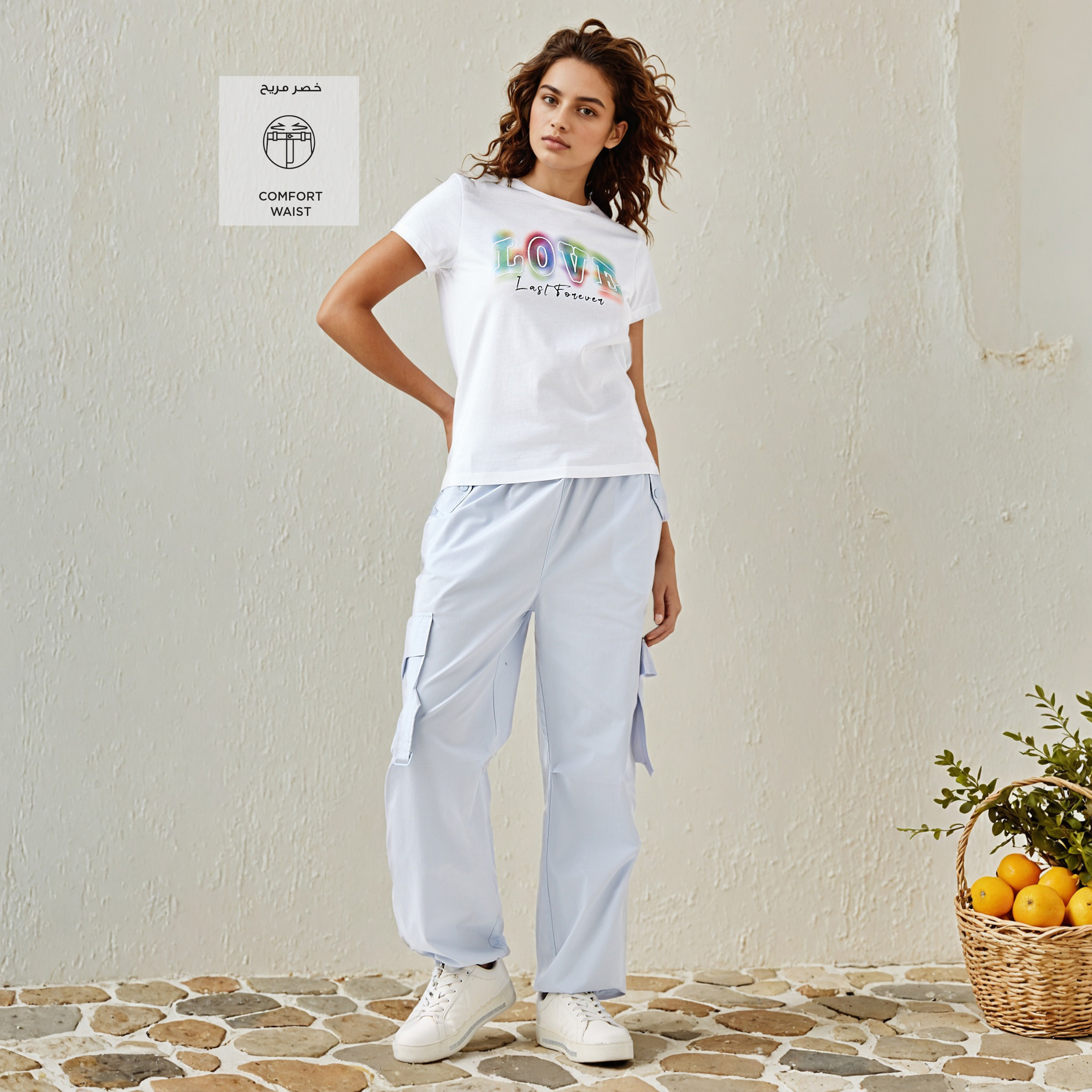 Utility Cargo Pants with Drawstring Closure-women-clothing-bottoms-joggers-image-2