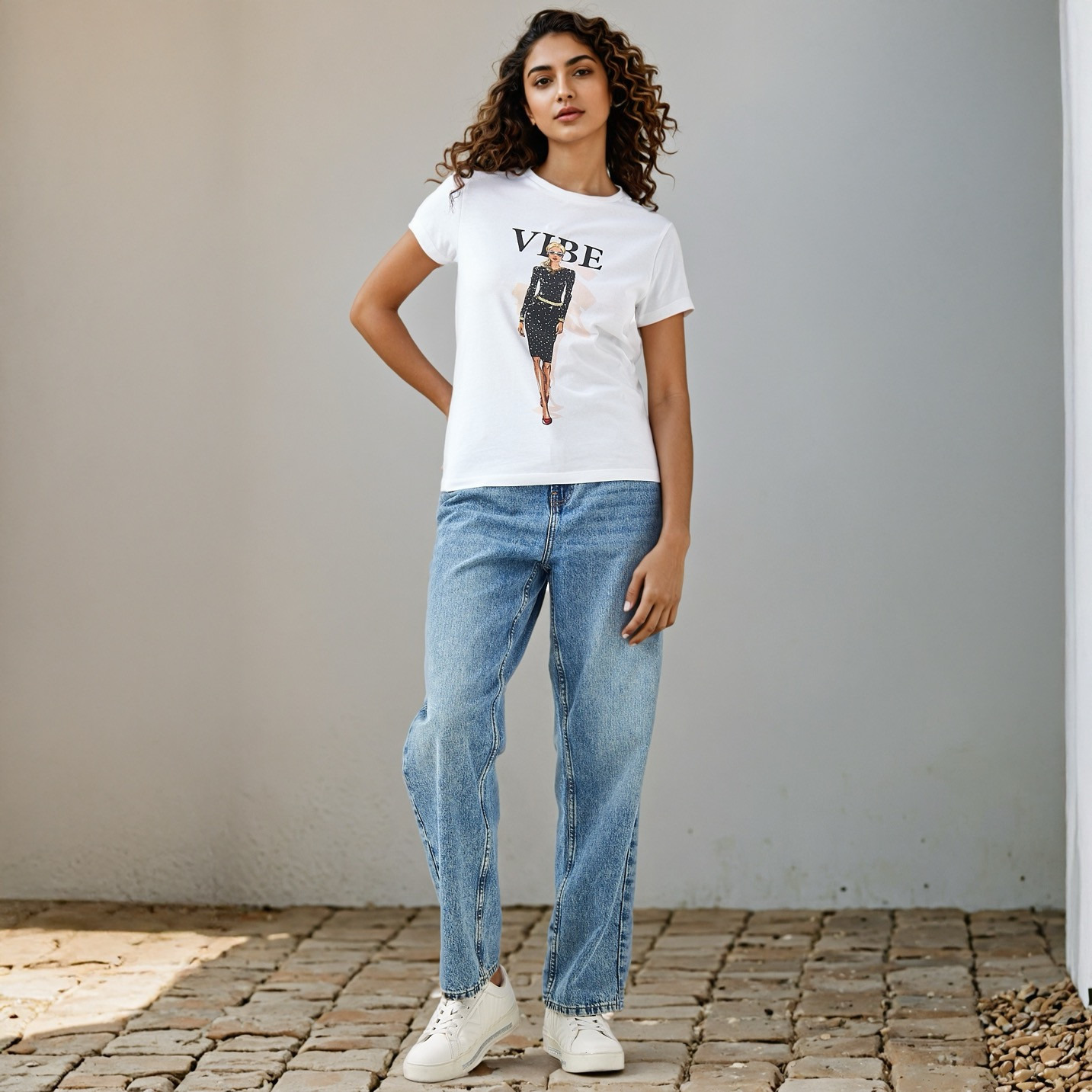 تيشيرت بياقة ضيقة وطبعات-women-clothing-tshirts-image-2