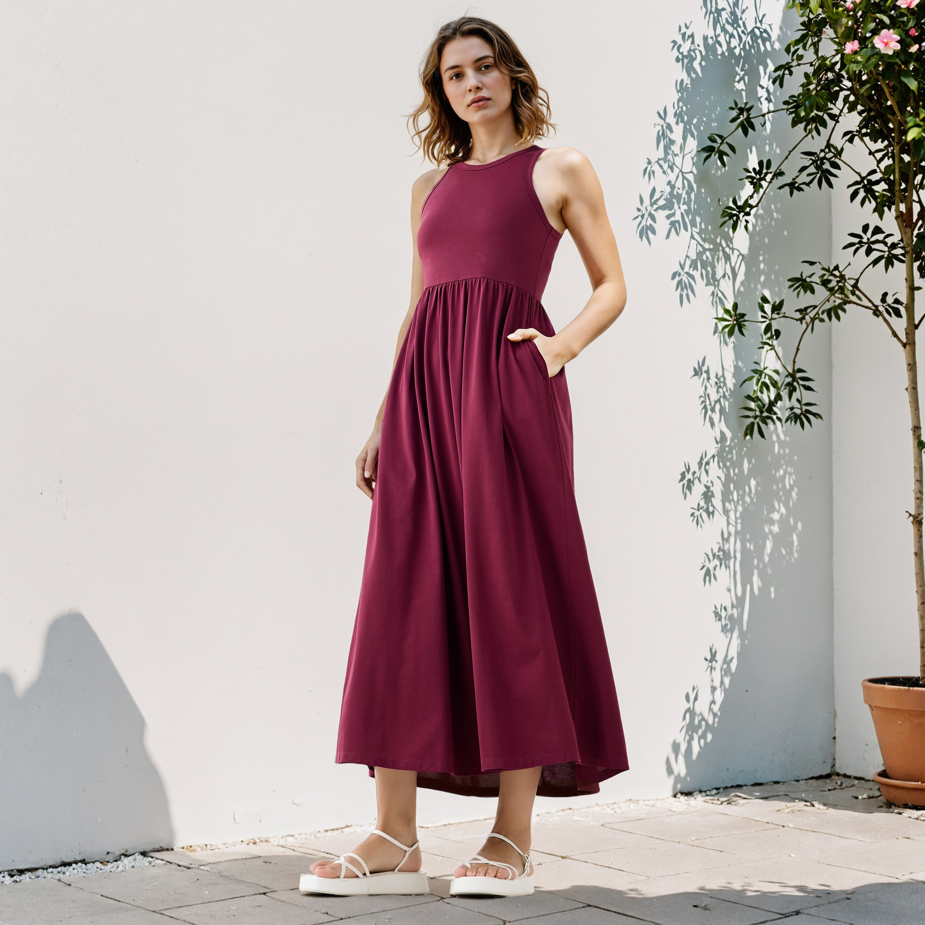 A-line Sleeveless Dress-women-clothing-dresses-image-2