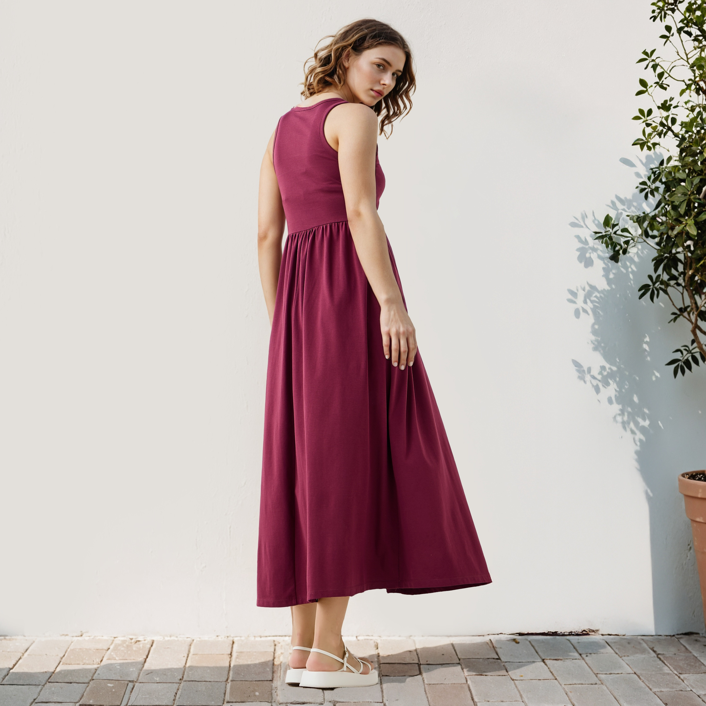 A-line Sleeveless Dress-women-clothing-dresses-image-3