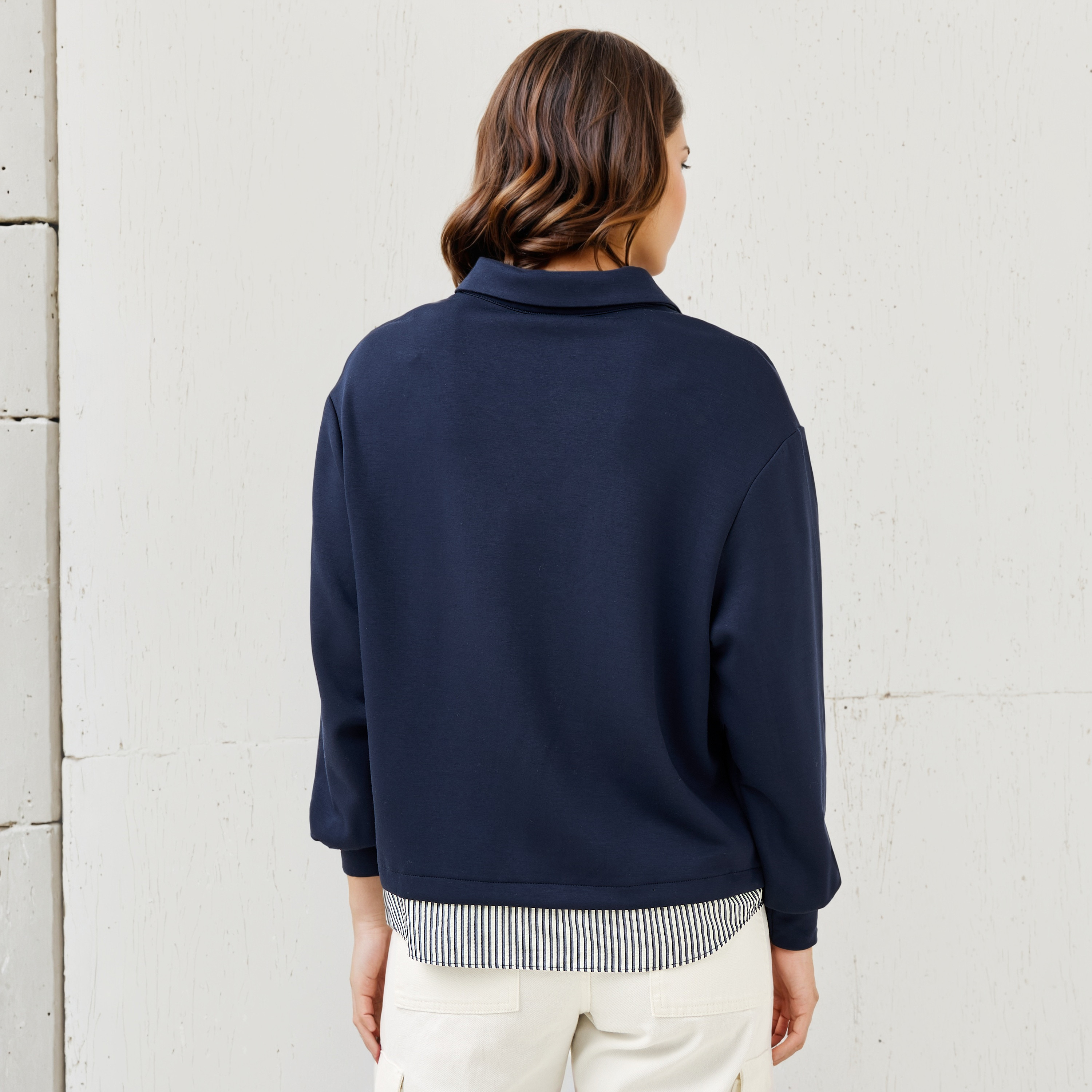 Collared Neoprene Sweatshirt-women-winterwear-hoodiesandsweatshirts-sweatshirts-image-3