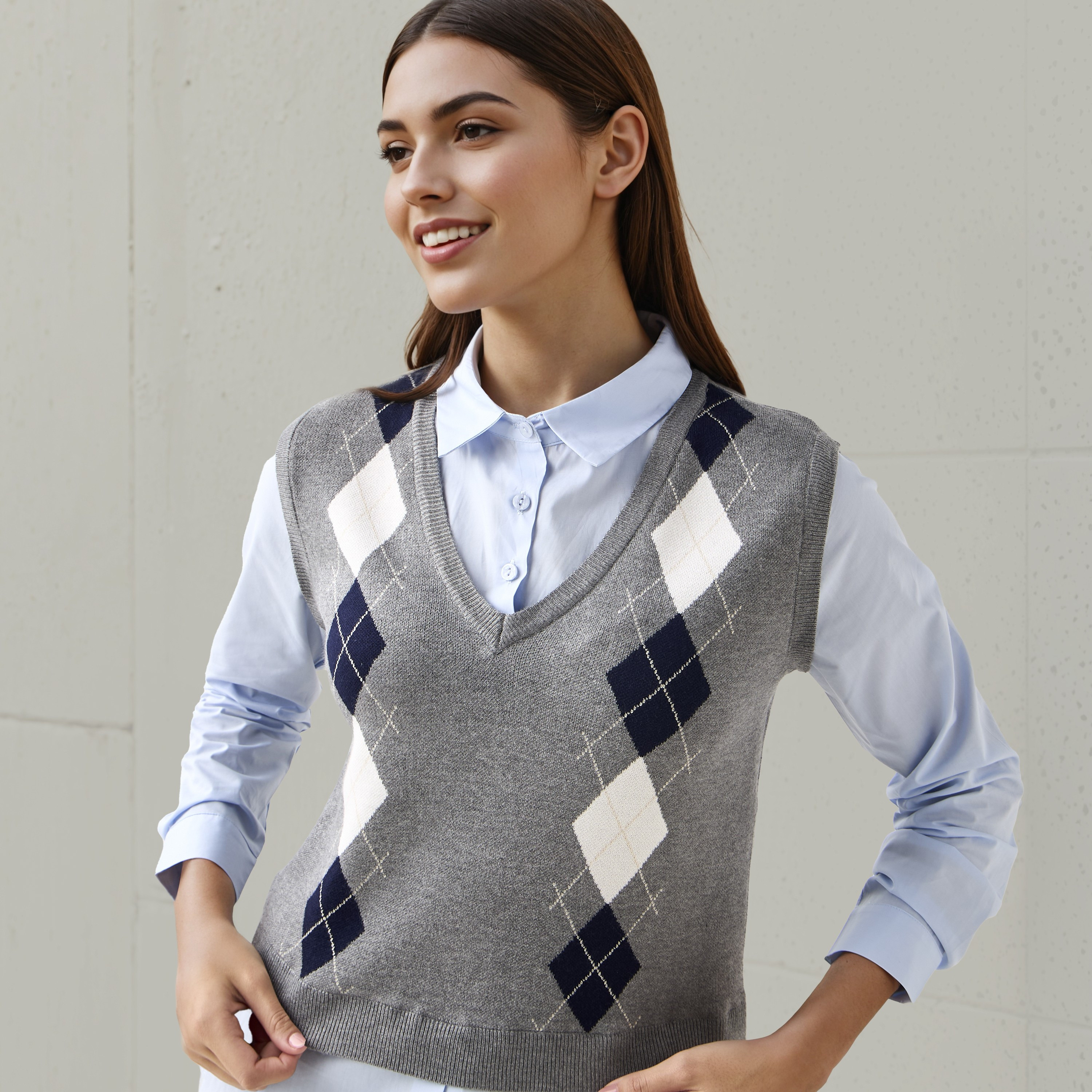 Cotton Twofer Top with Collar-women-clothing-shirtsandblouses-blouses-image-5