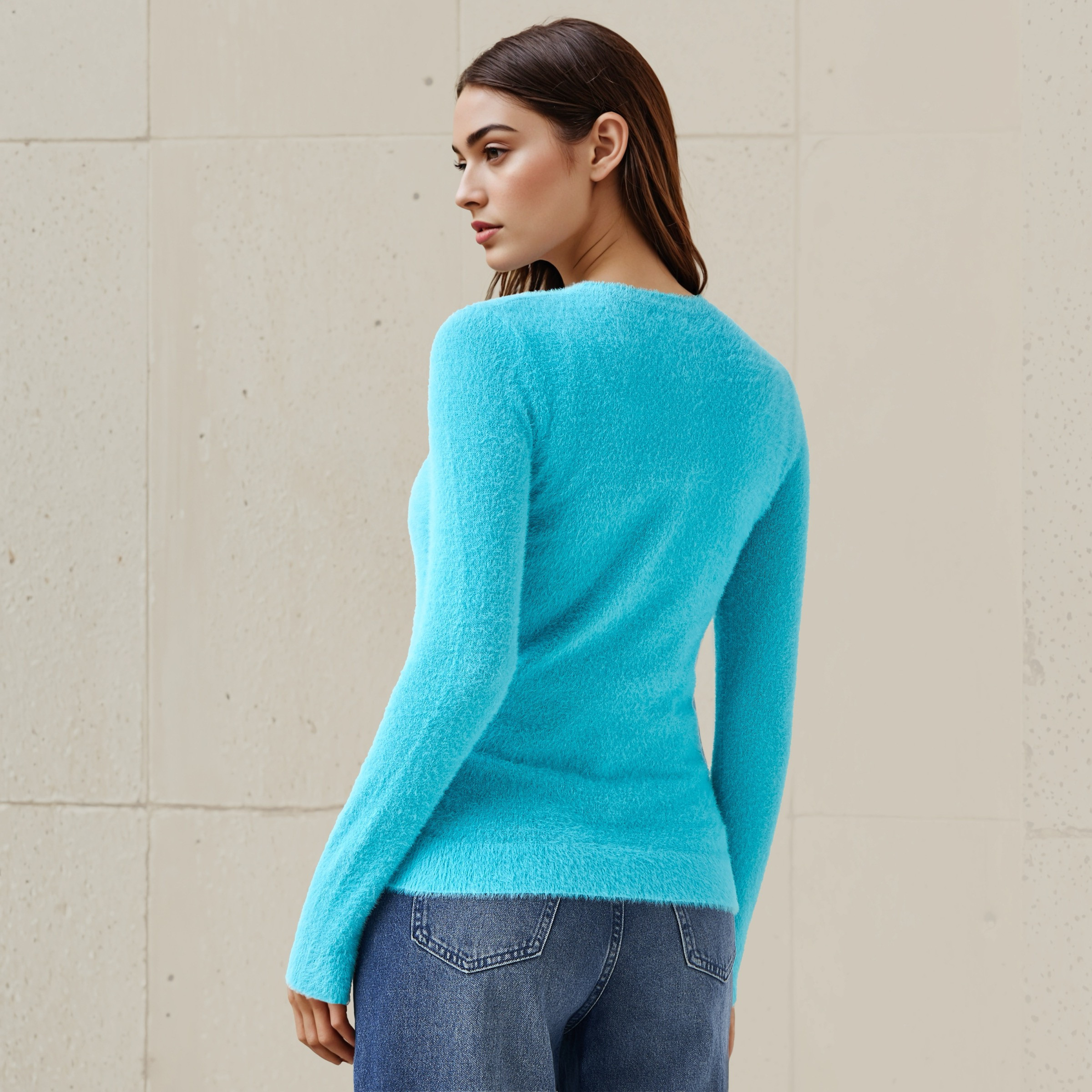 Faux Fur Crew Neck Sweater-women-clothing-cardigansandjumpers-jumpers-image-4