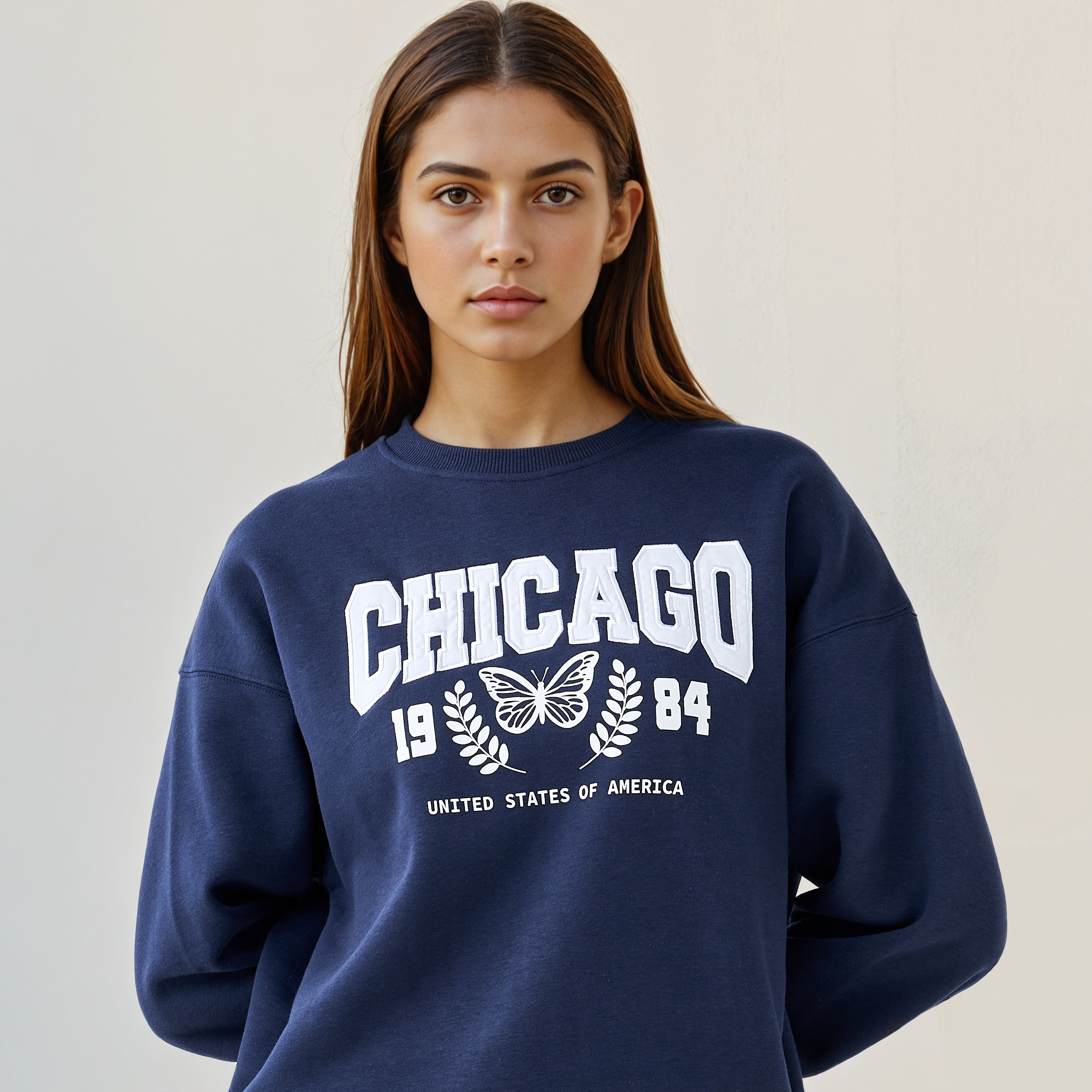 Embroidered Sweatshirt with Crew Neck-women-winterwear-hoodiesandsweatshirts-sweatshirts-image-5