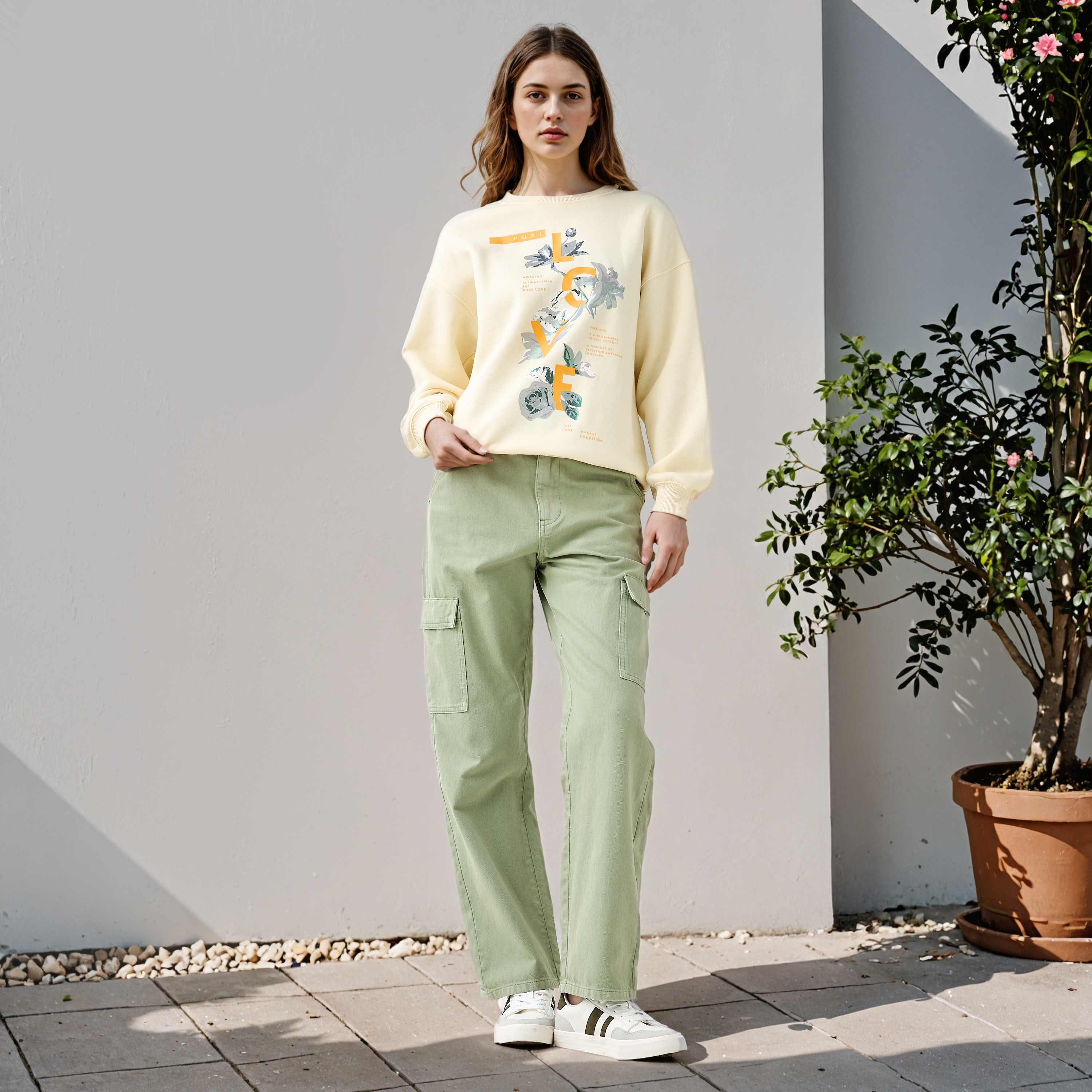 Graphic Print Sweatshirt with Crew Neck-women-winterwear-hoodiesandsweatshirts-sweatshirts-image-2