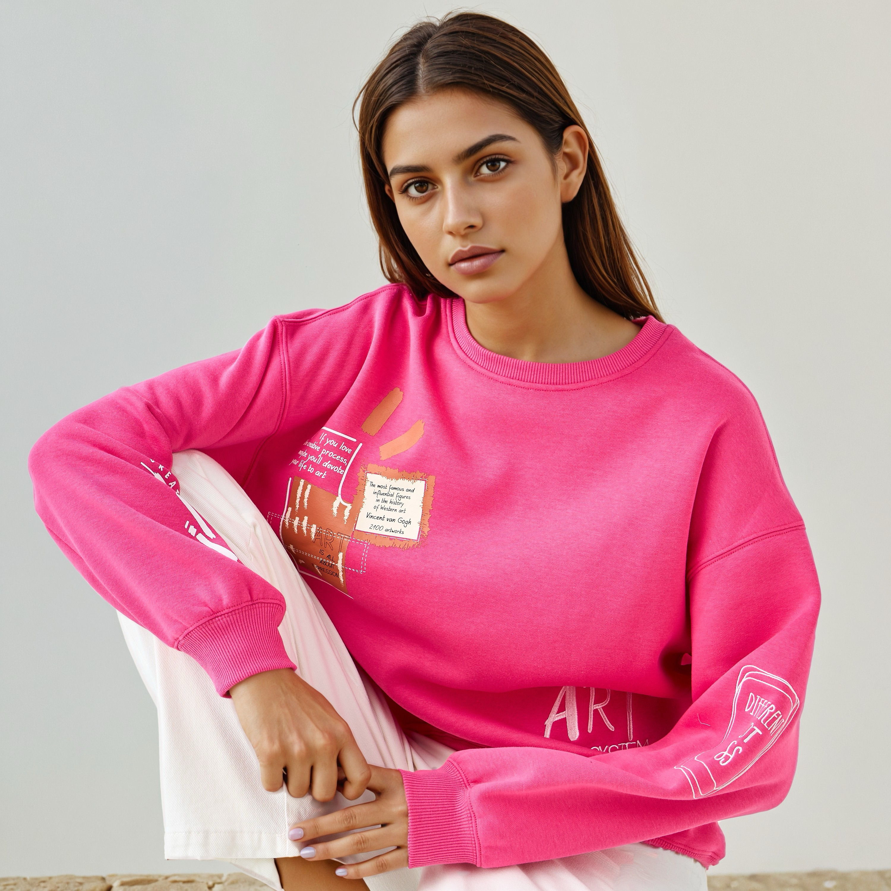 Embroidered Sweatshirt with Crew Neck-women-winterwear-hoodiesandsweatshirts-sweatshirts-image-4