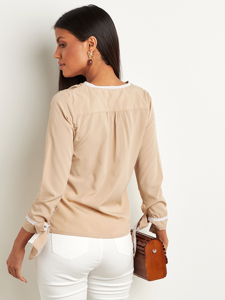 بلوزة بتفاصيل دانتيل وأكمام طويلة من ستايلي-women-clothing-shirtsandblouses-blouses-image-3