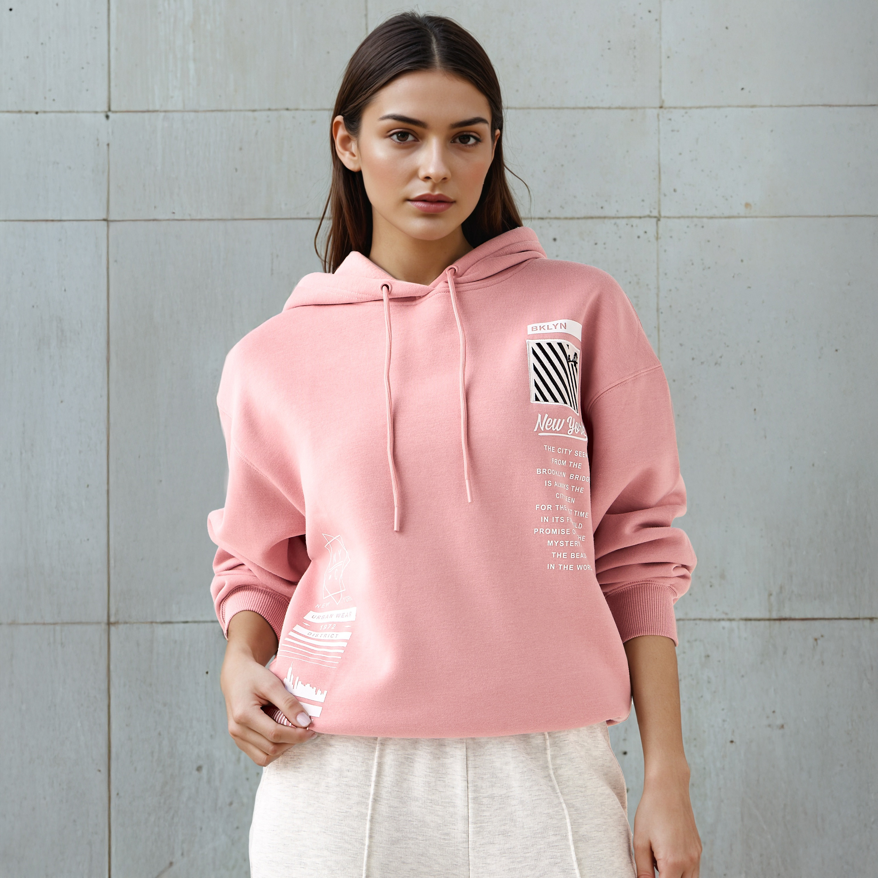 Hoodie with Graphic Print-women-winterwear-hoodiesandsweatshirts-hoodies-image-1