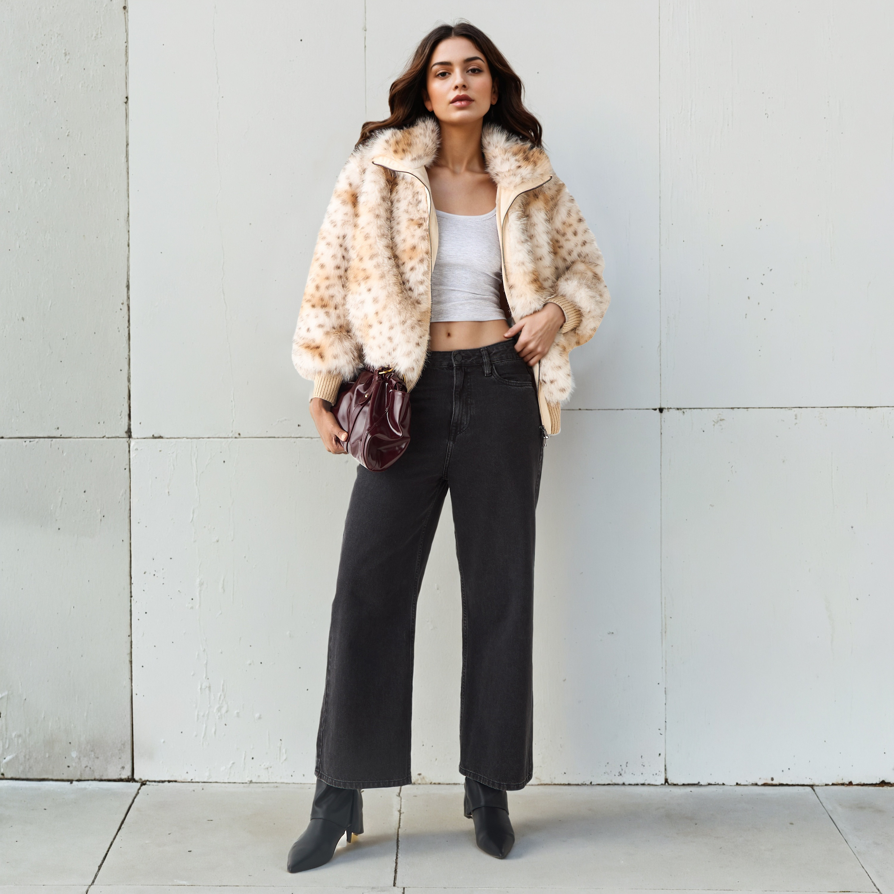 Animal Print Faux Fur Jacket-women-winterwear-coatsandjackets-jackets-image-2