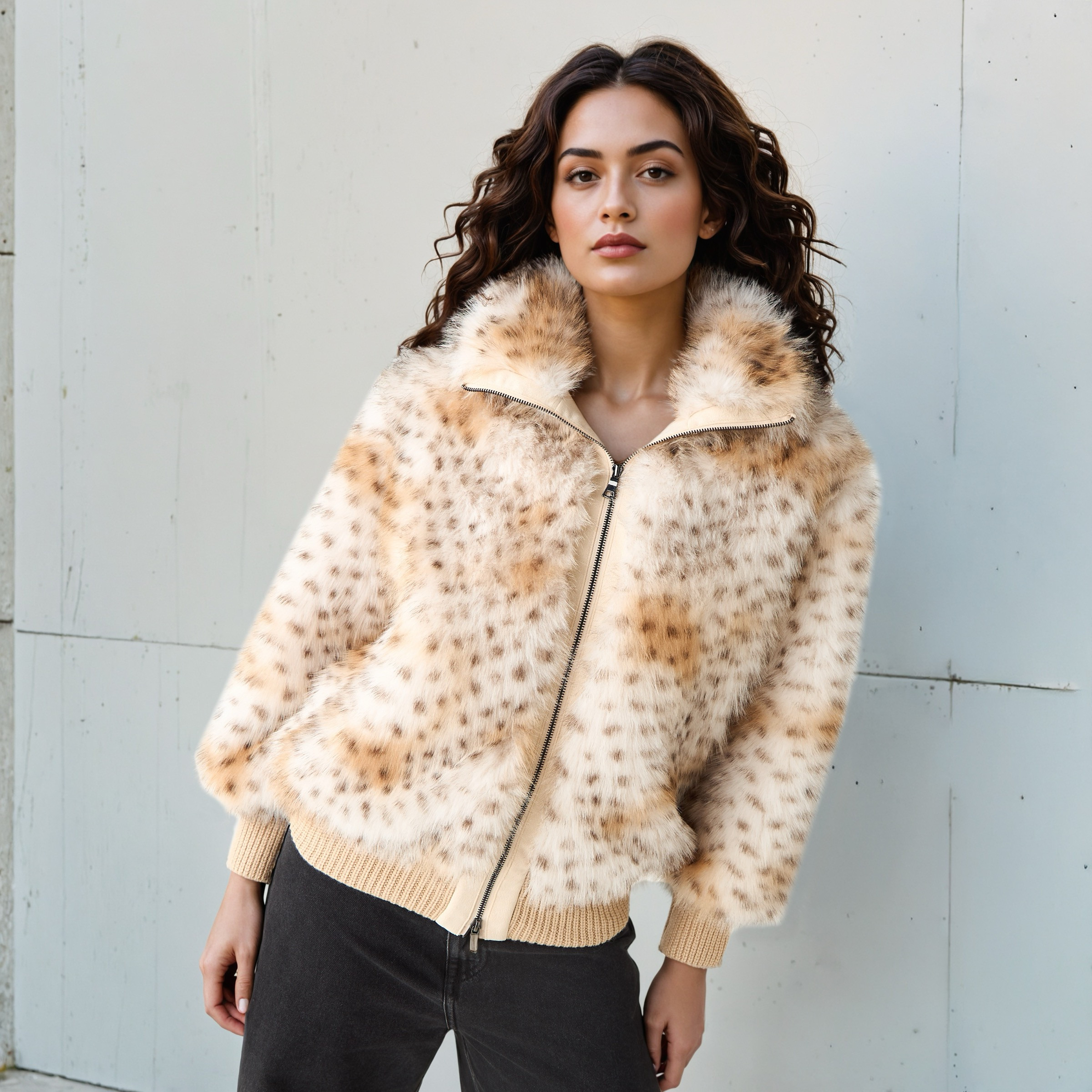 Animal Print Faux Fur Jacket-women-winterwear-coatsandjackets-jackets-image-4