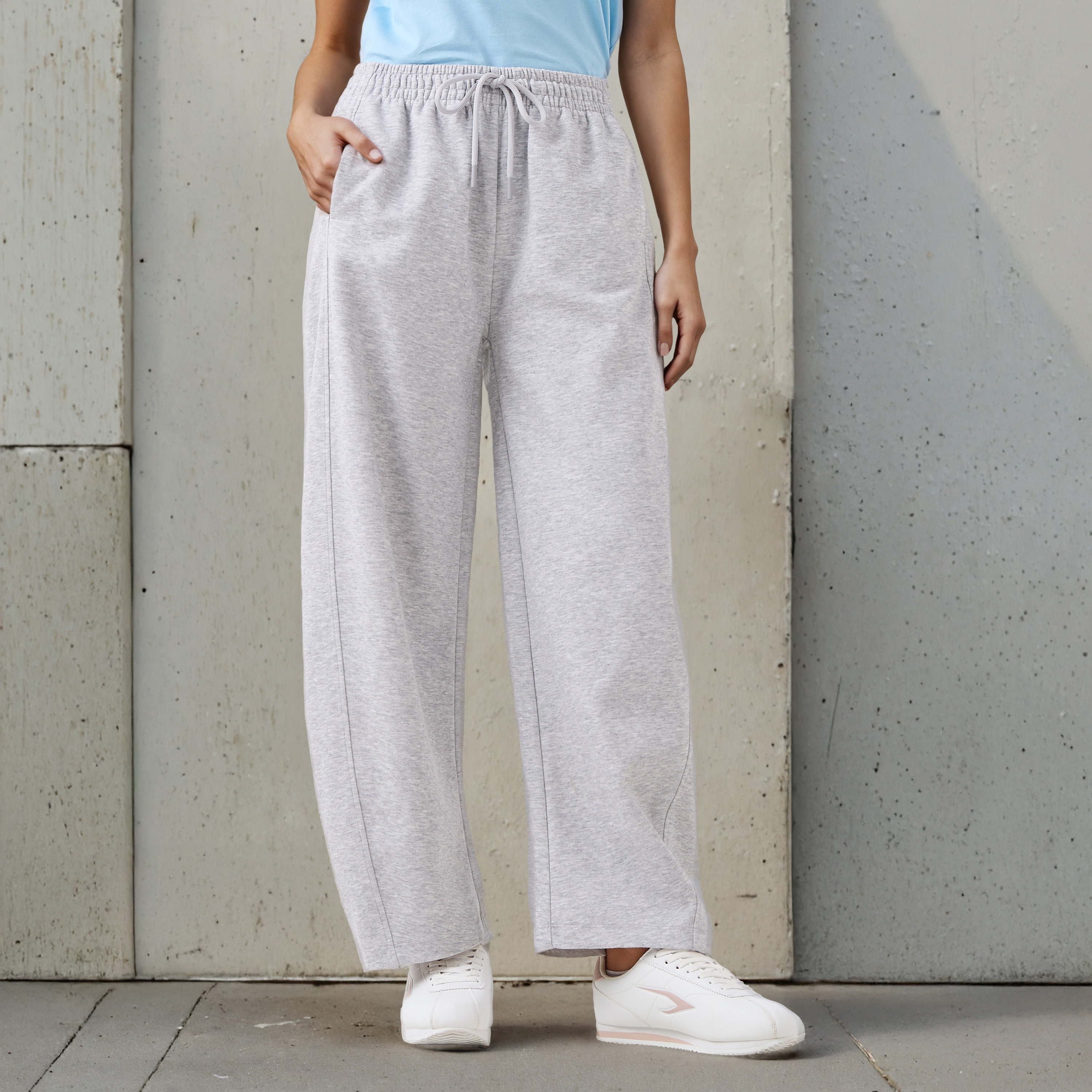 Barrel Fit Mid Rise Panelled Pants-women-clothing-bottoms-trousers-image-1