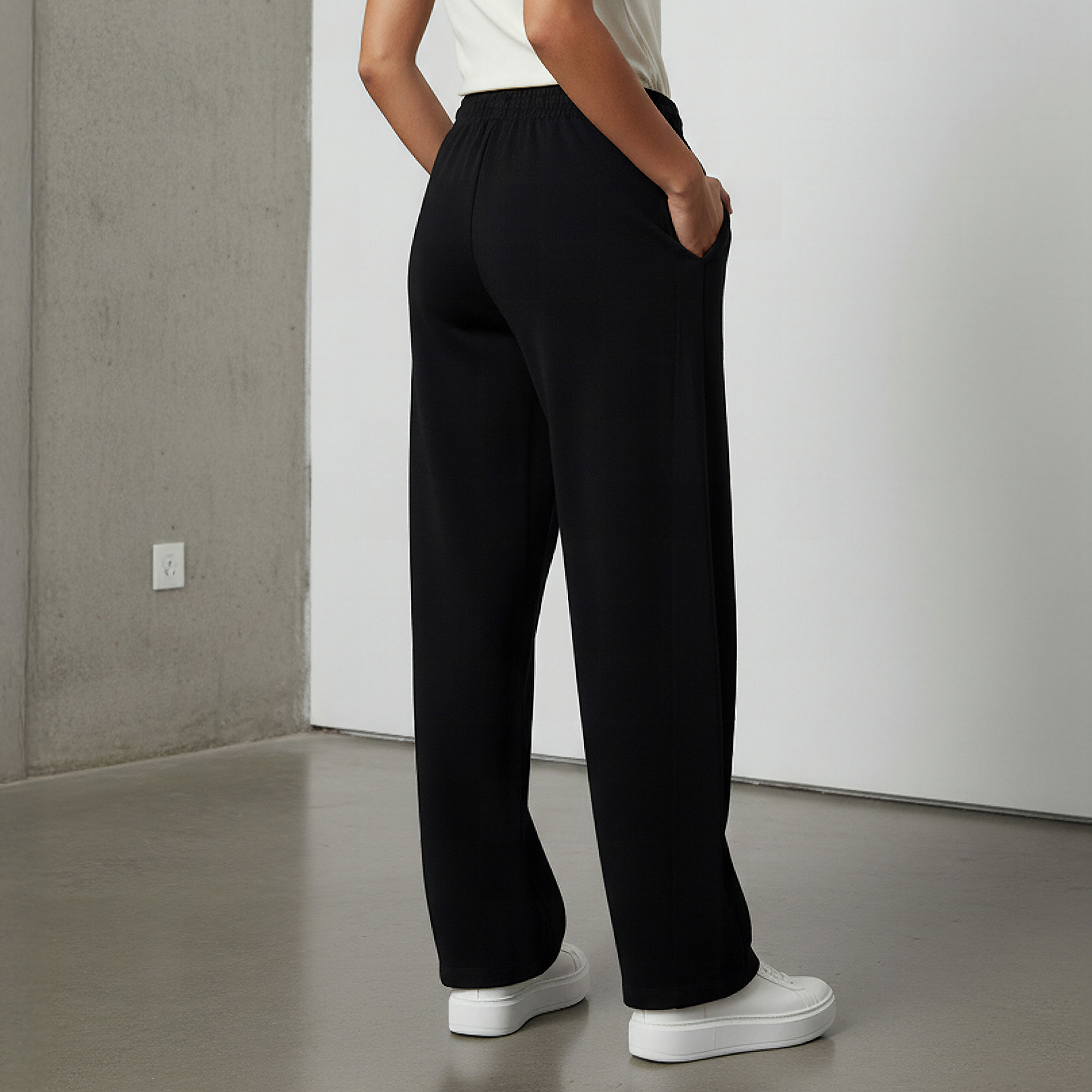 Barrel Fit Mid Rise Panelled Pants-women-clothing-bottoms-trousers-image-3