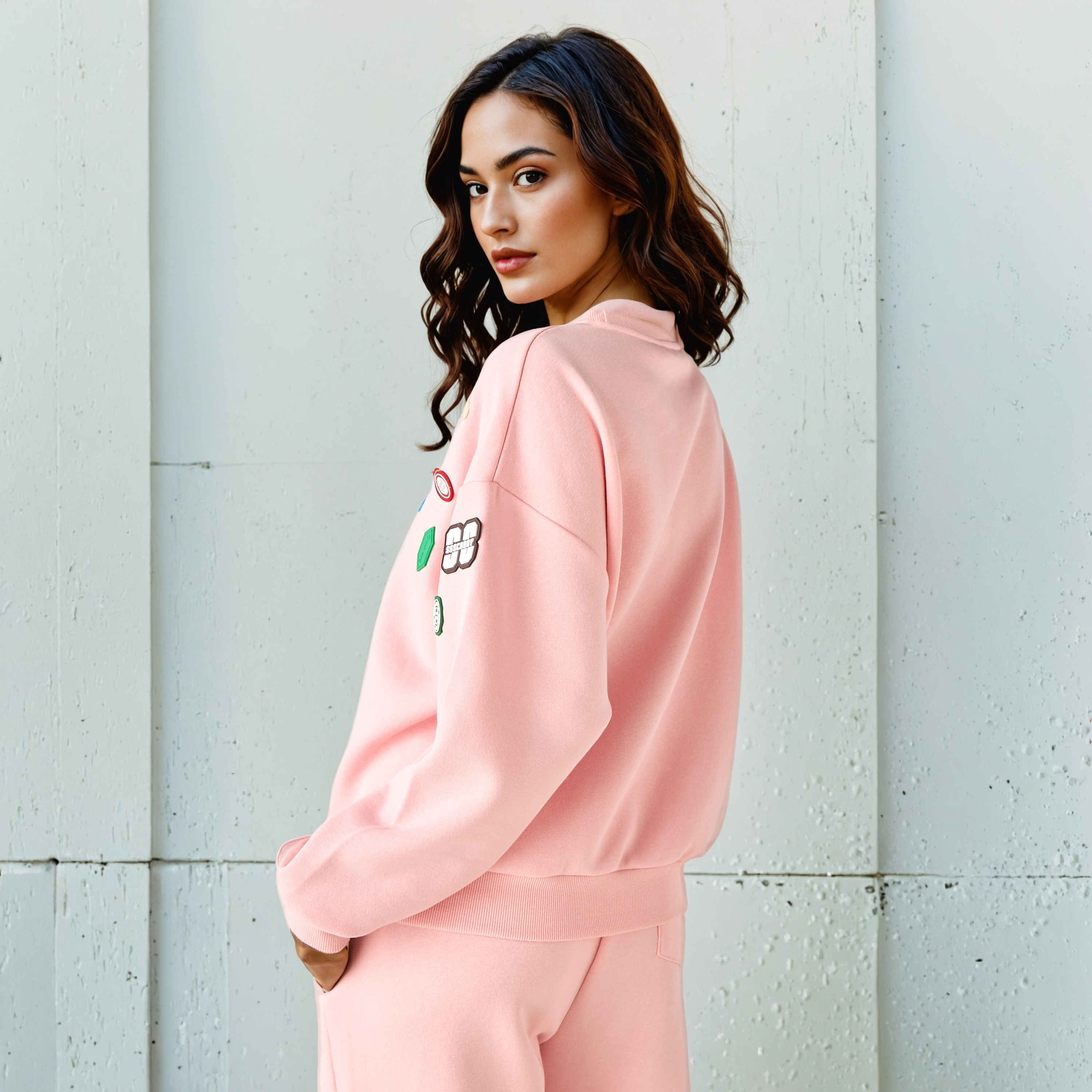 Patch Accent Sweatshirt-women-winterwear-hoodiesandsweatshirts-sweatshirts-image-4