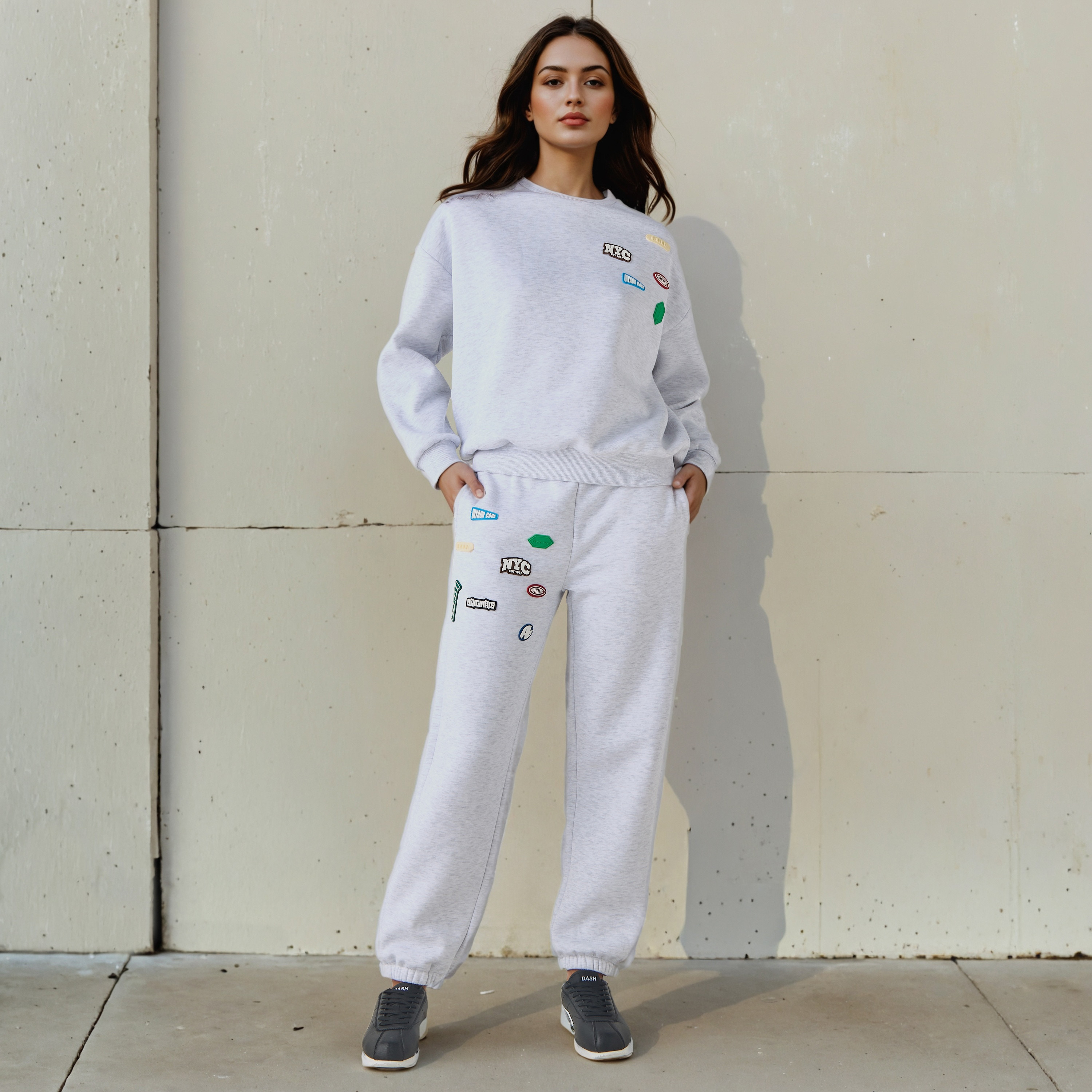 Patch Accent Joggers-women-clothing-bottoms-joggers-image-2